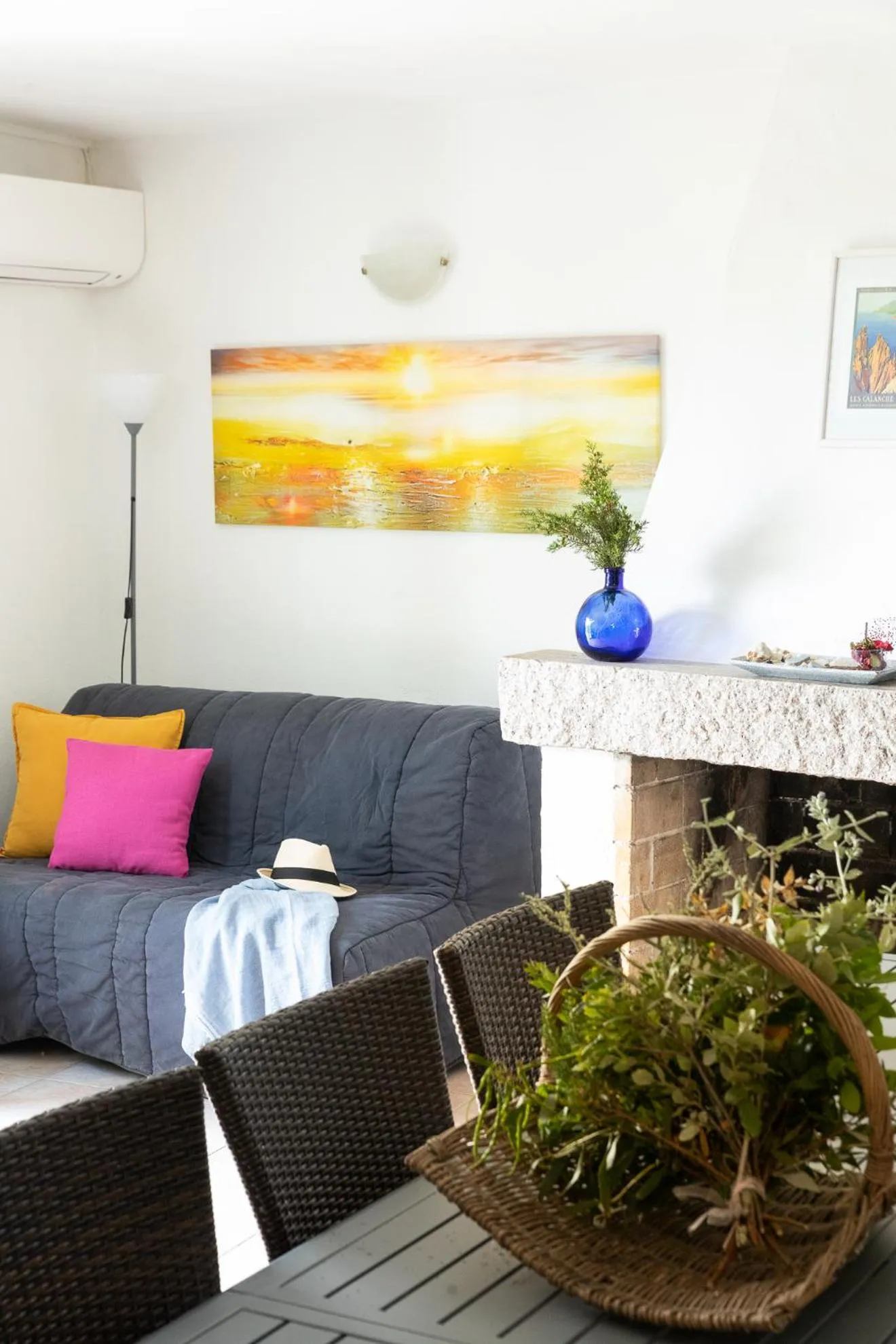 Living room in Domaine Bocca di Feno