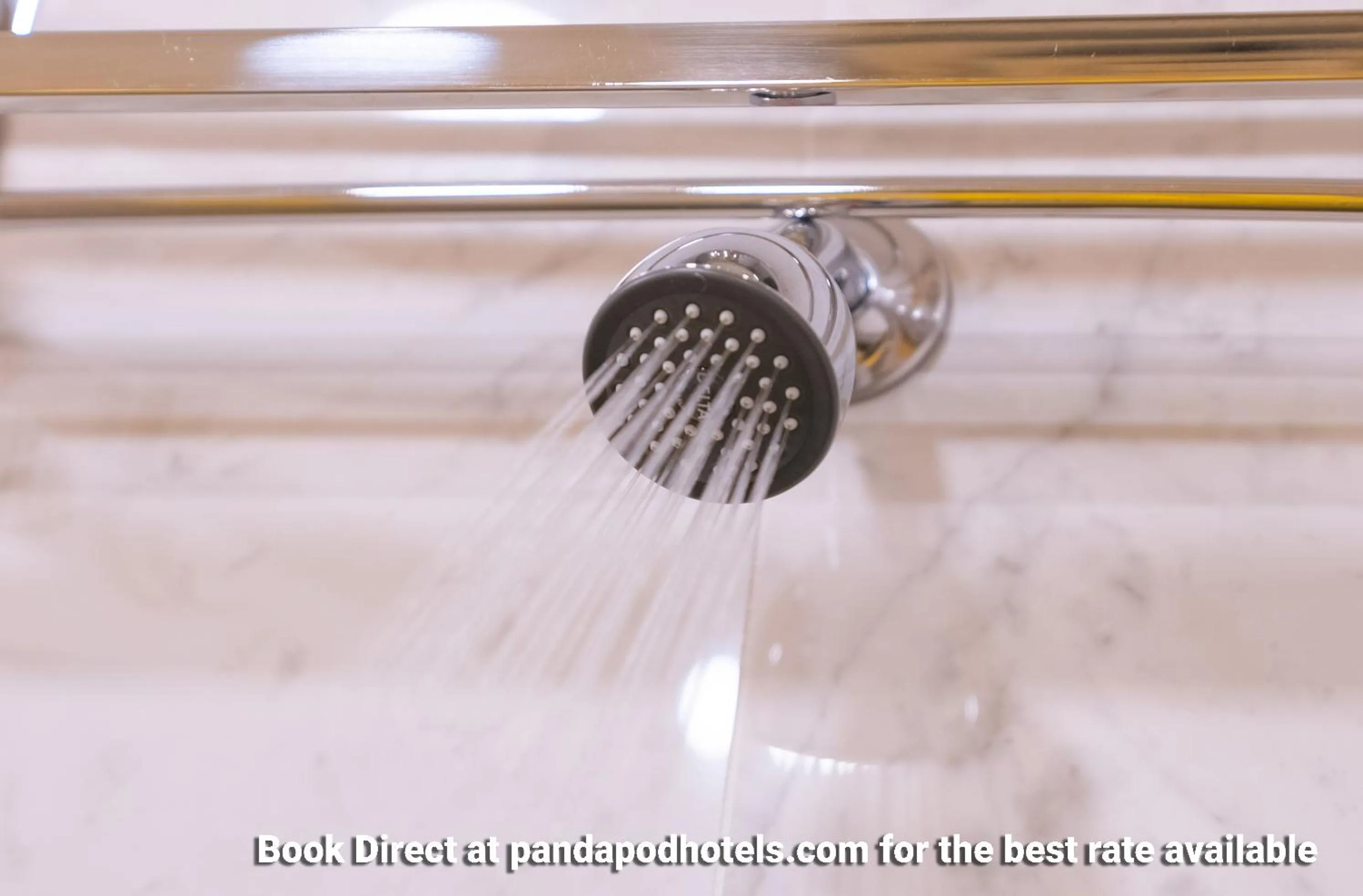 Shower in Panda Pod Hotel