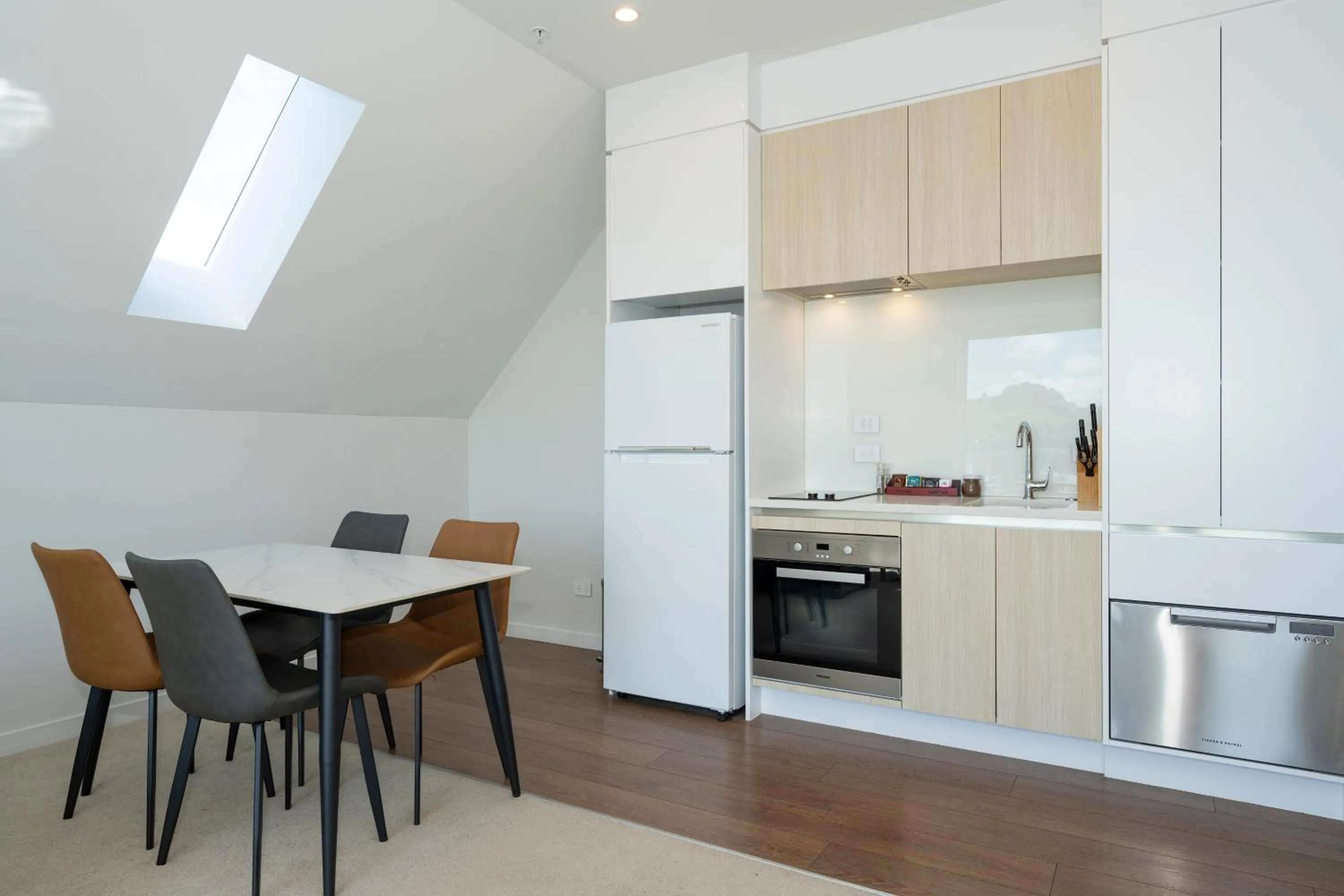 Dining area in The Edgerley Suites
