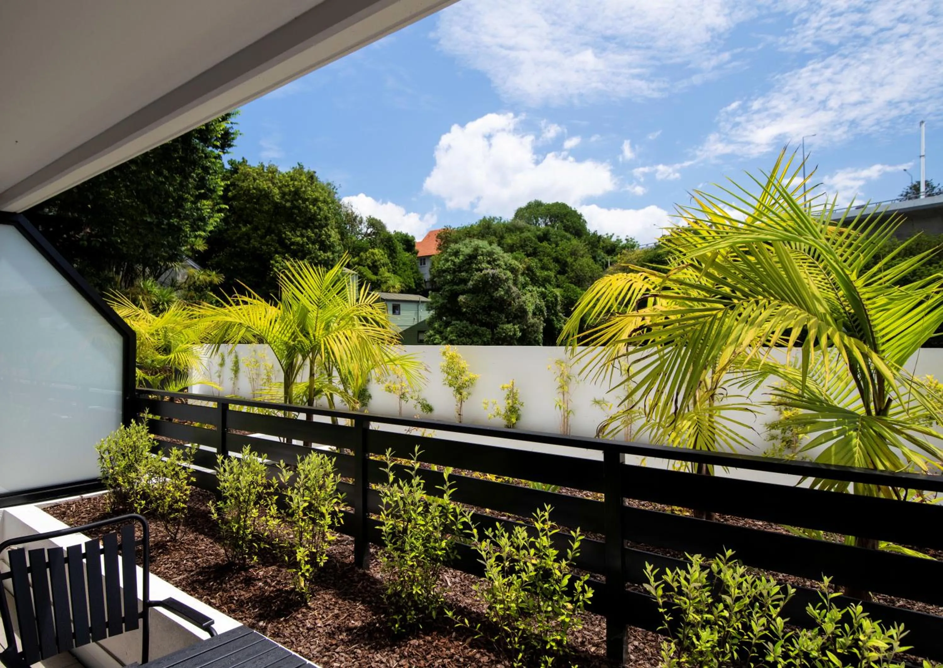 Garden view in The Edgerley Suites