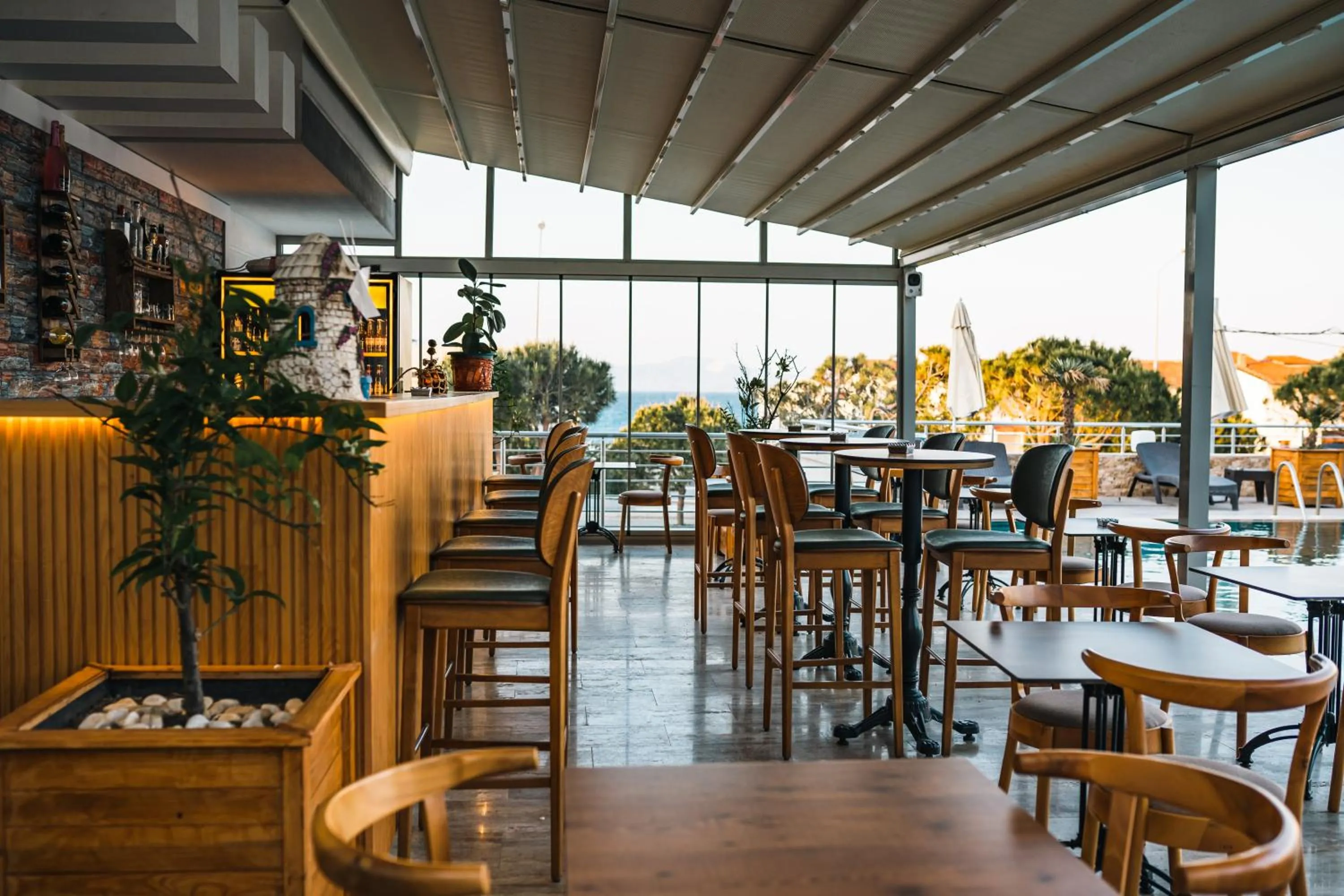 Lounge or bar in Twins Hotel Çeşme