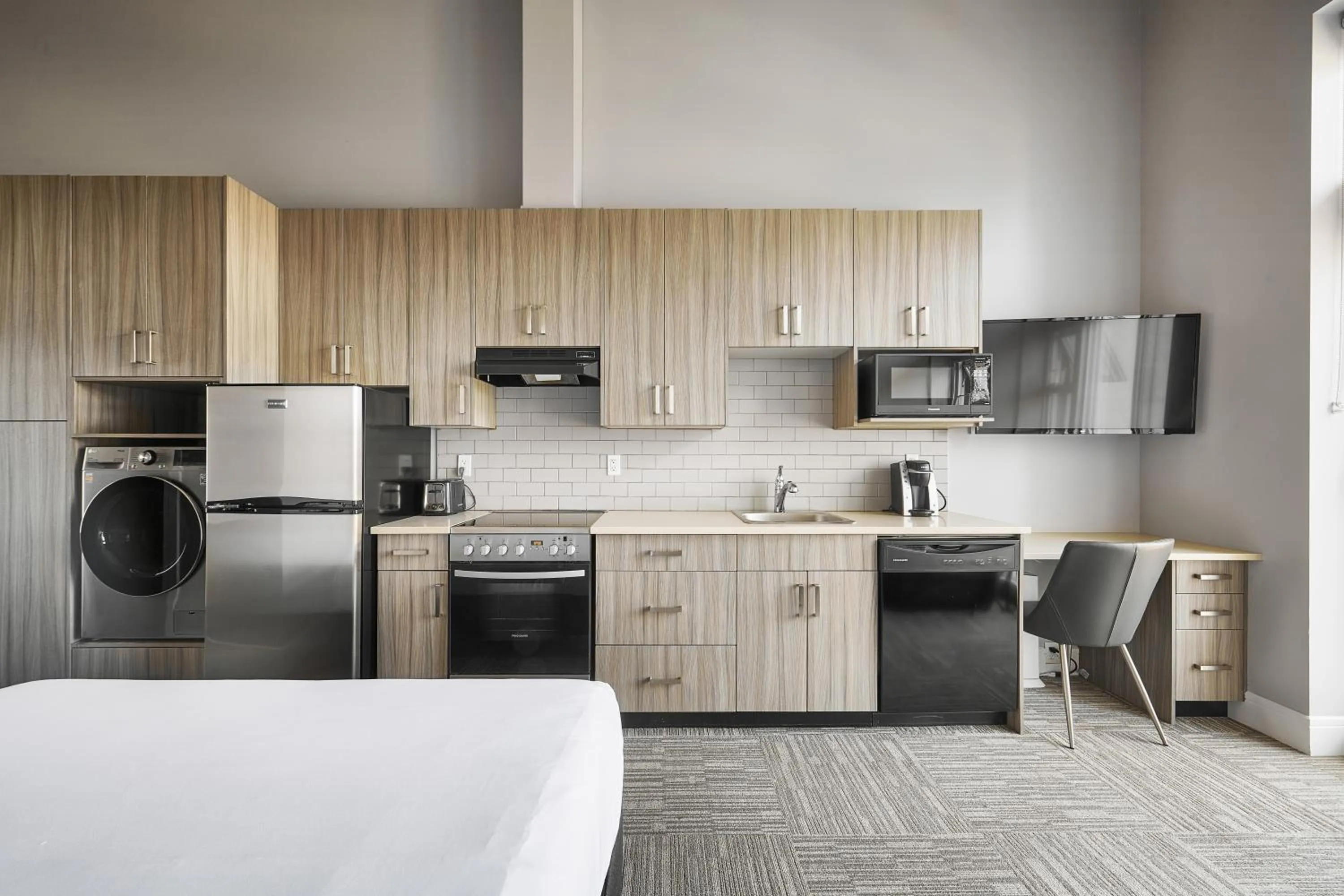 kitchen in SoLo Suites