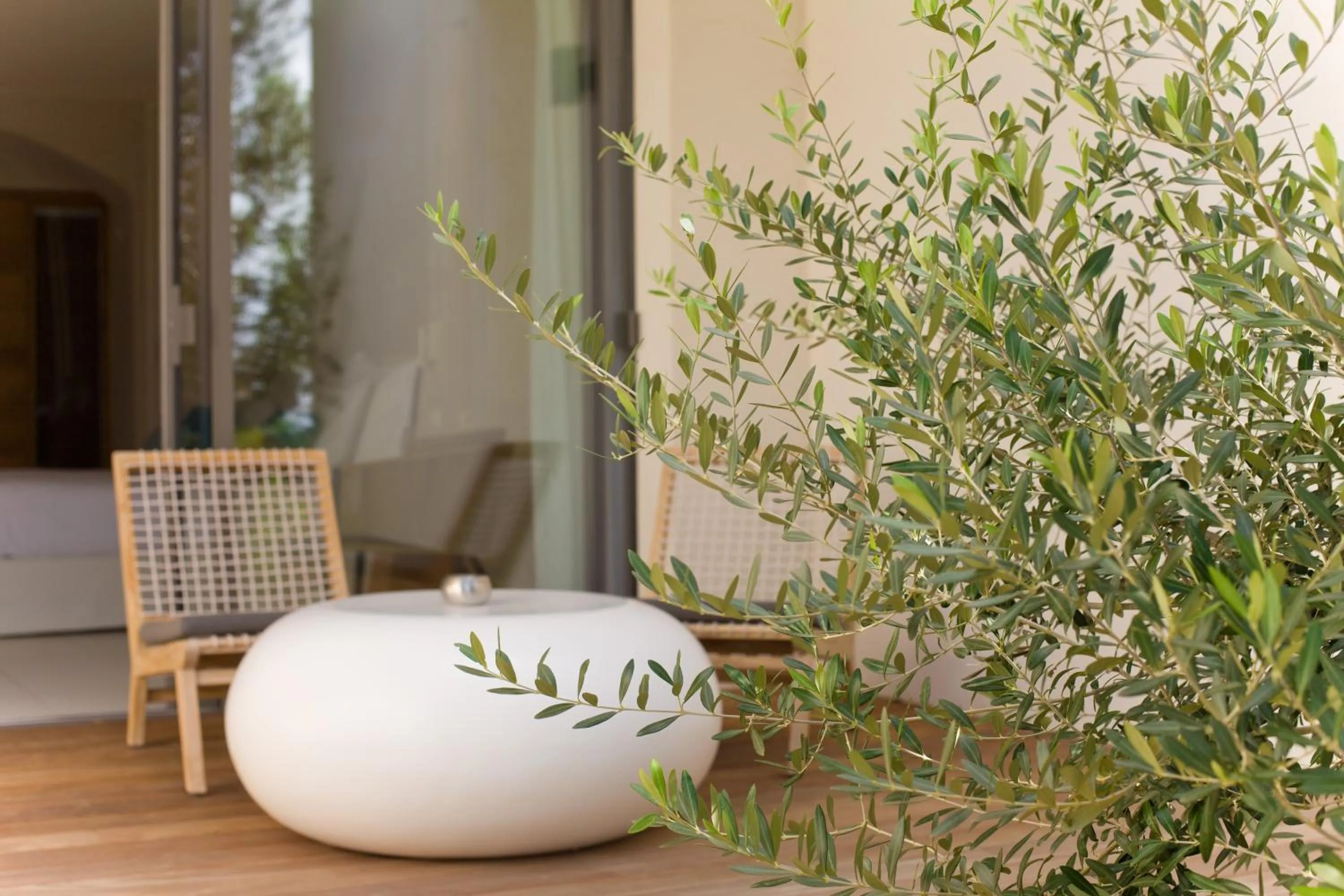 Balcony/Terrace in Hôtel Cala di Greco