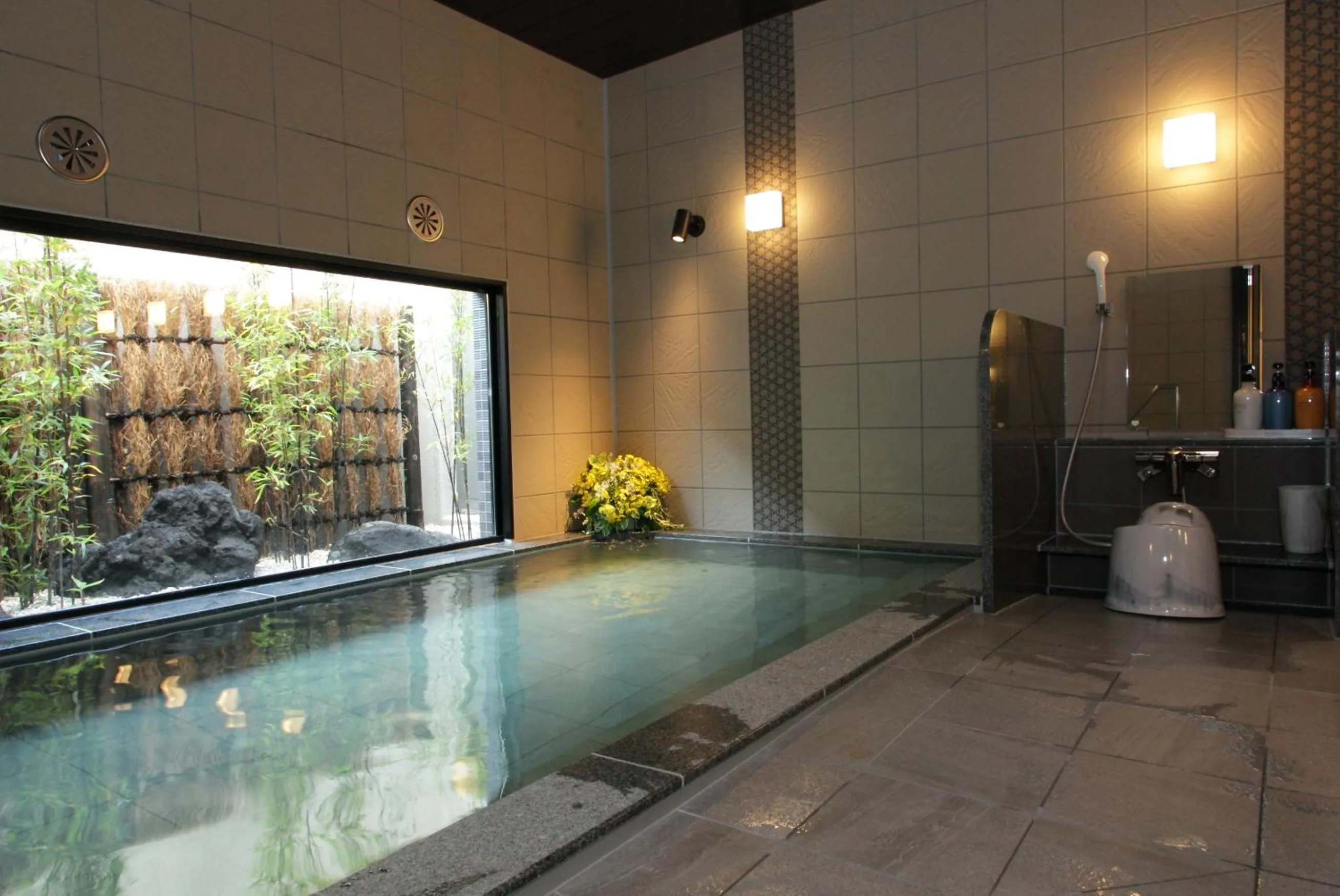 Public Bath in Hotel Route-Inn Ishioka