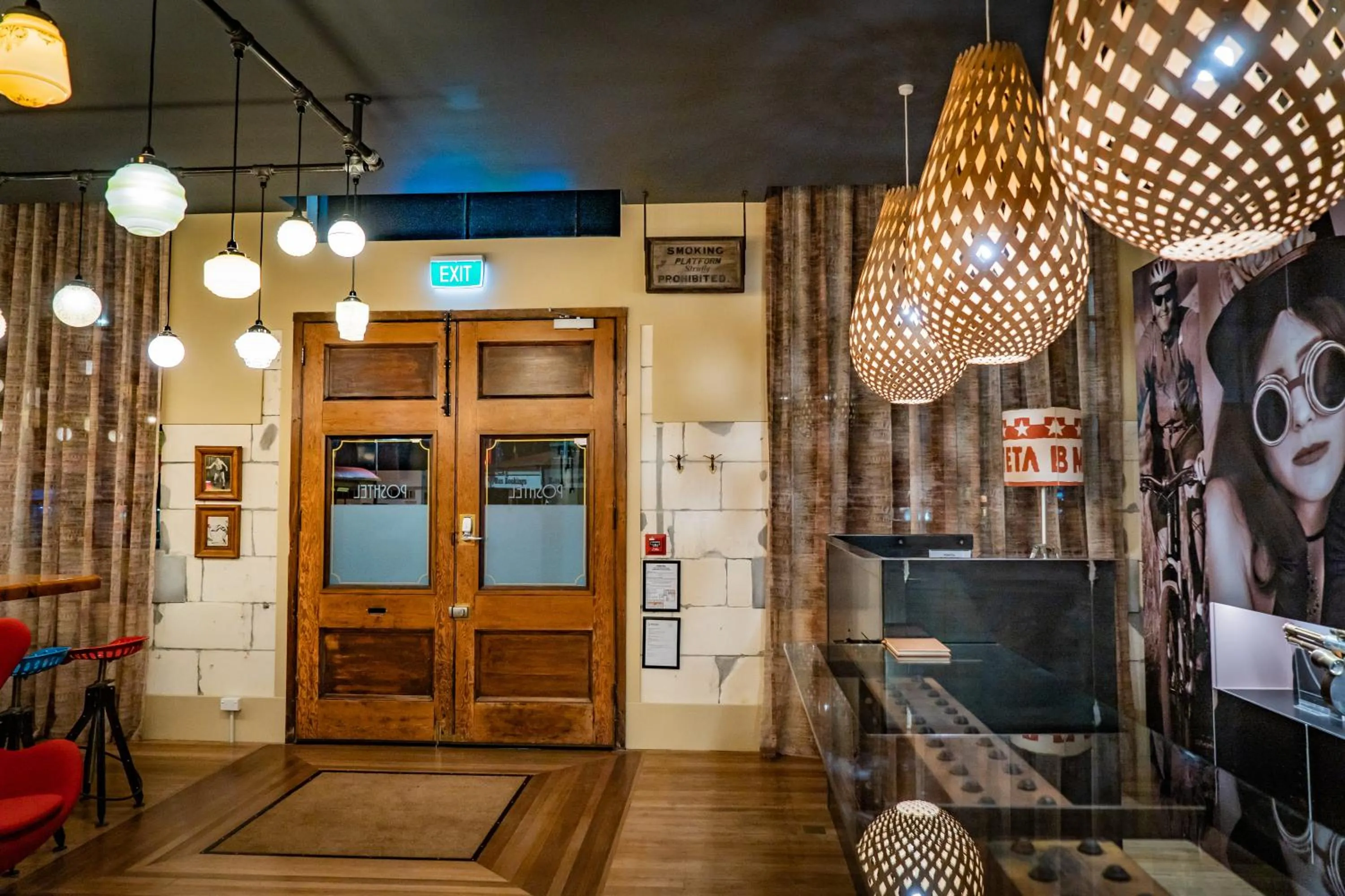 Lobby or reception in Poshtel