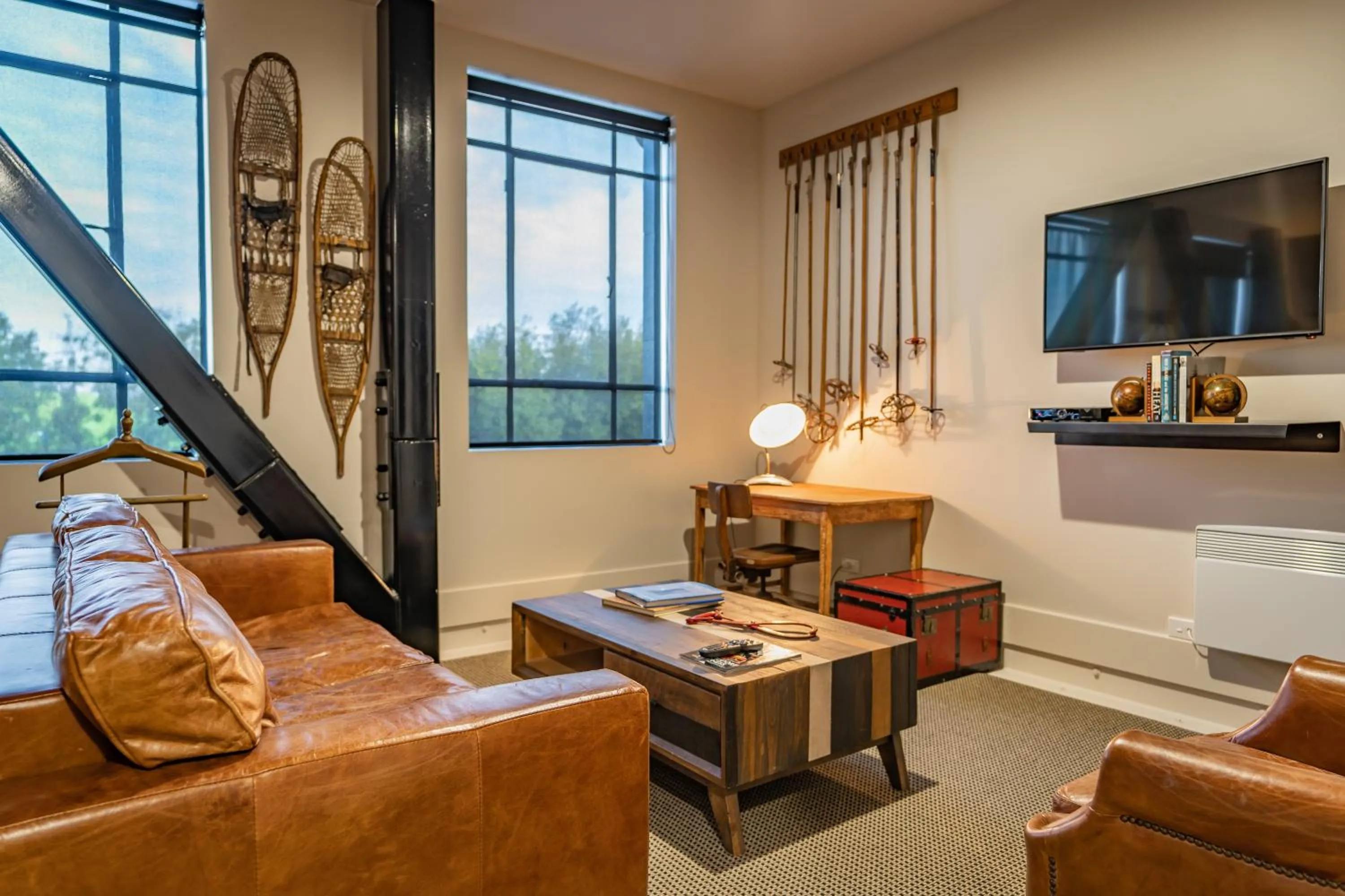 Living room in Poshtel