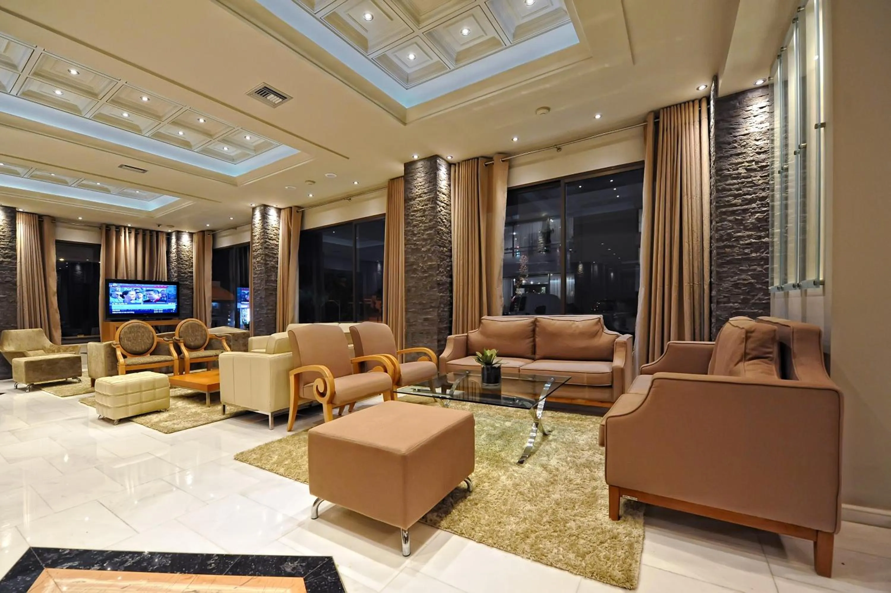 Lobby or reception in Haikos Hotel