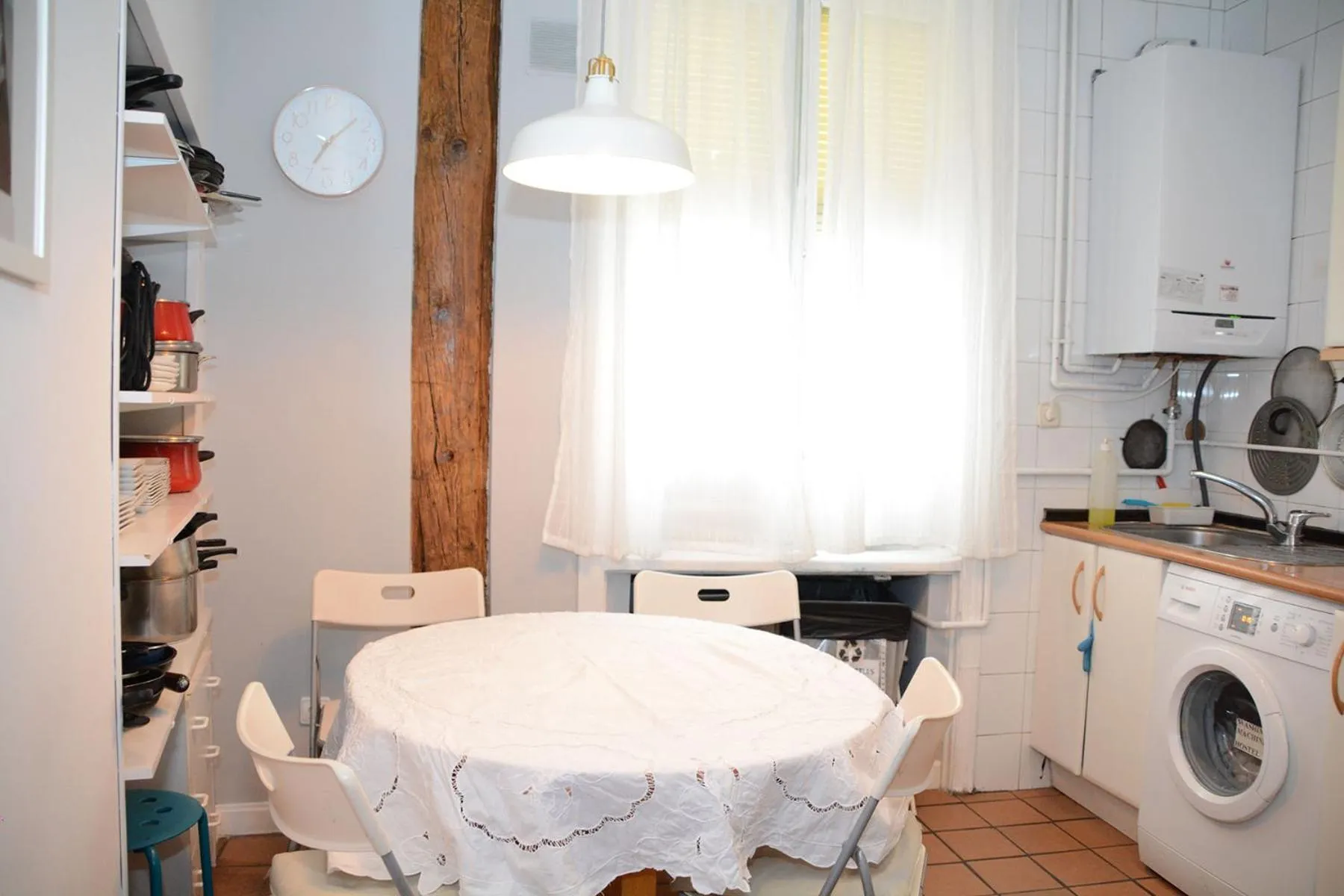 Kitchen or kitchenette in Alvaro Residencia