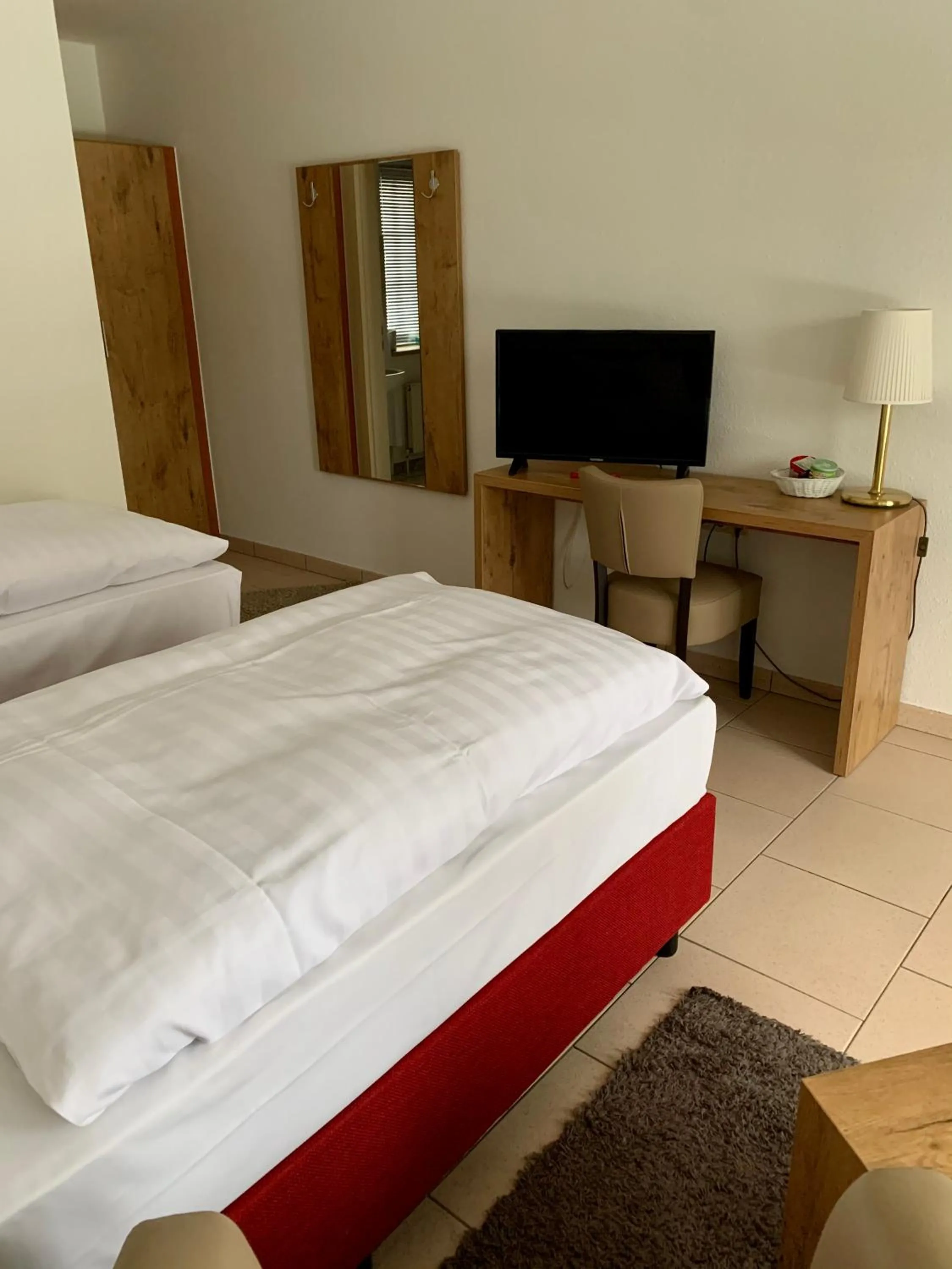 Photo of the whole room, Bed in Landhaus am Schaalsee