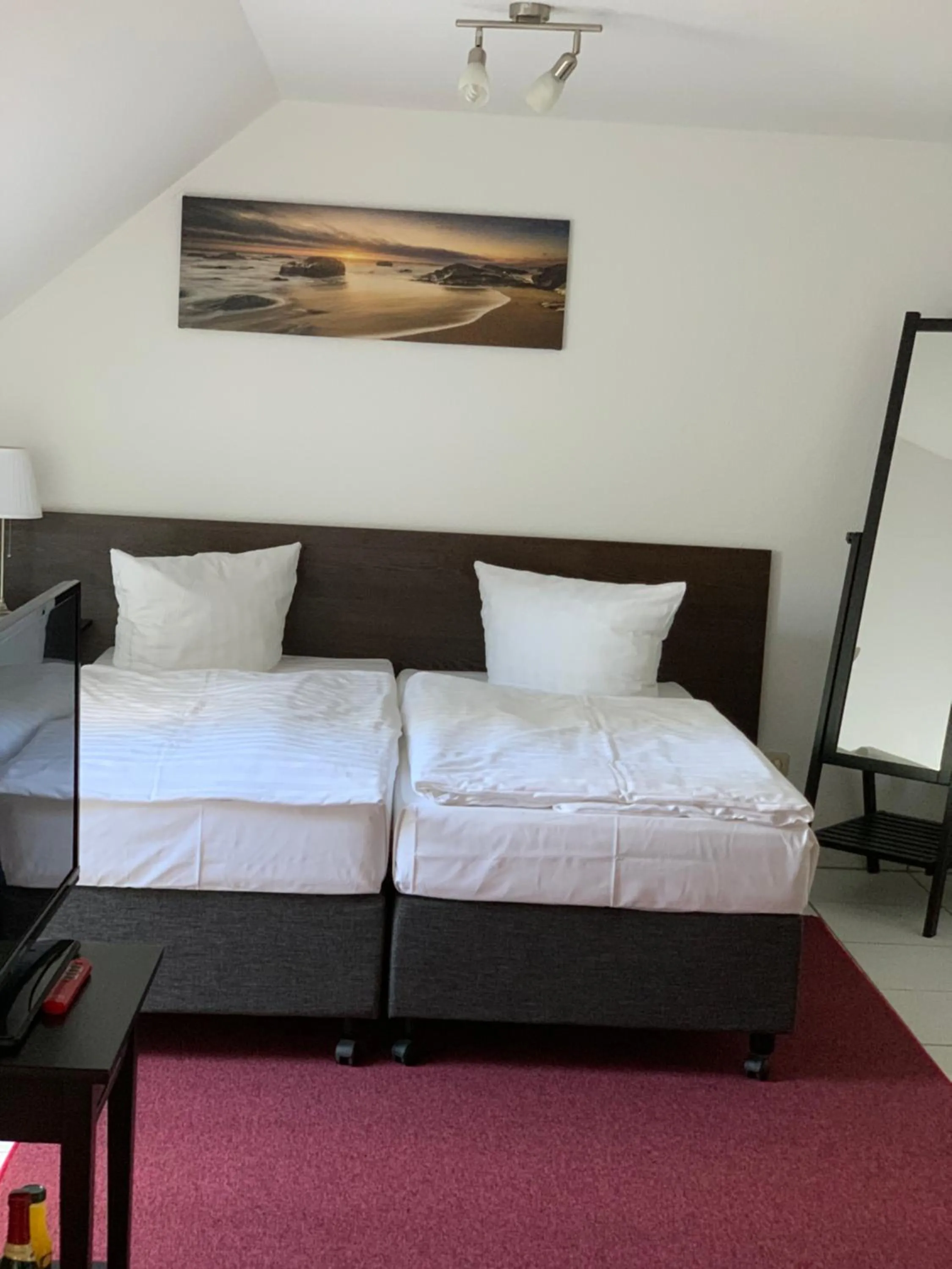 Bedroom, Bed in Landhaus am Schaalsee