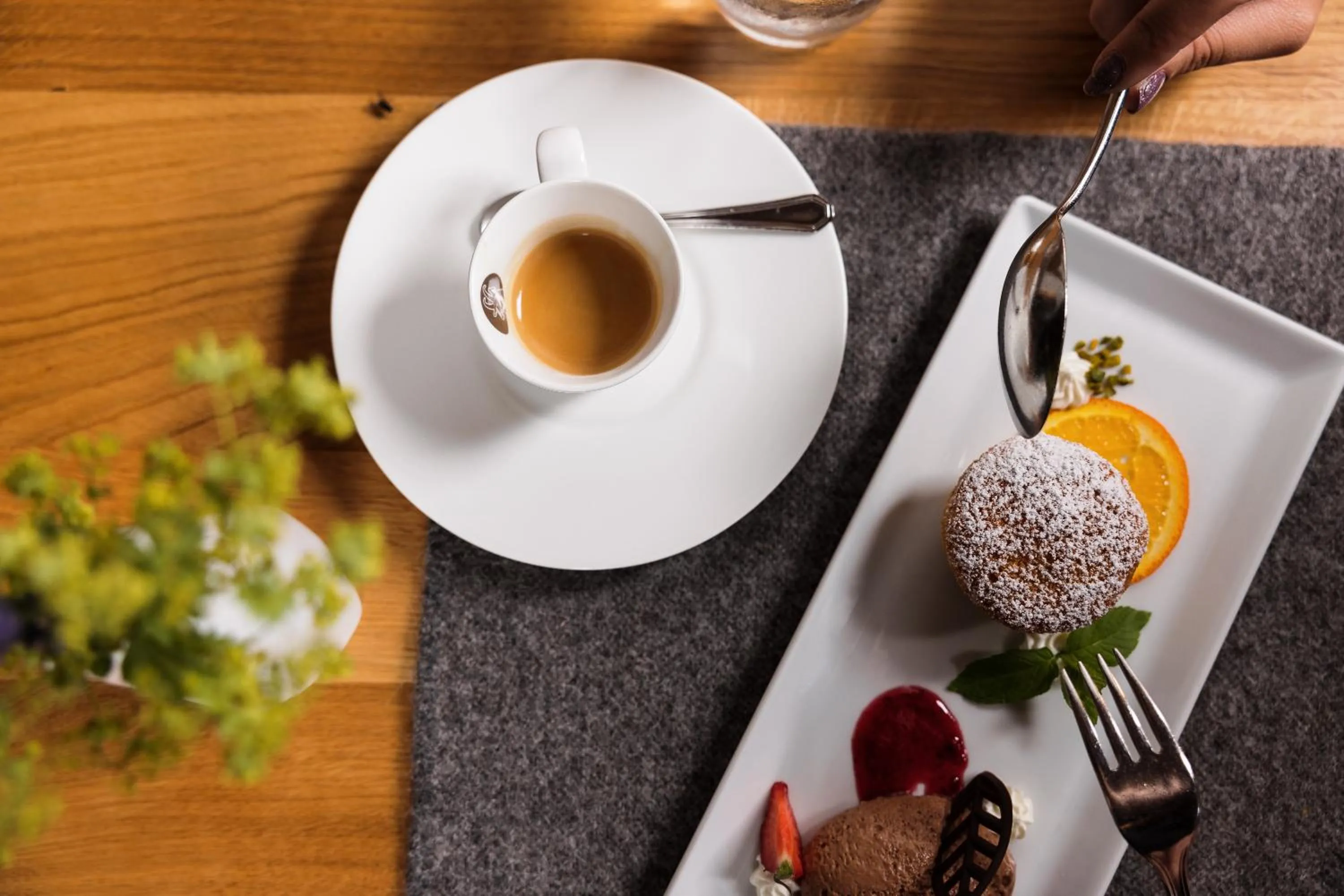 Food in Sepp & Hannis Suiten im Dorf