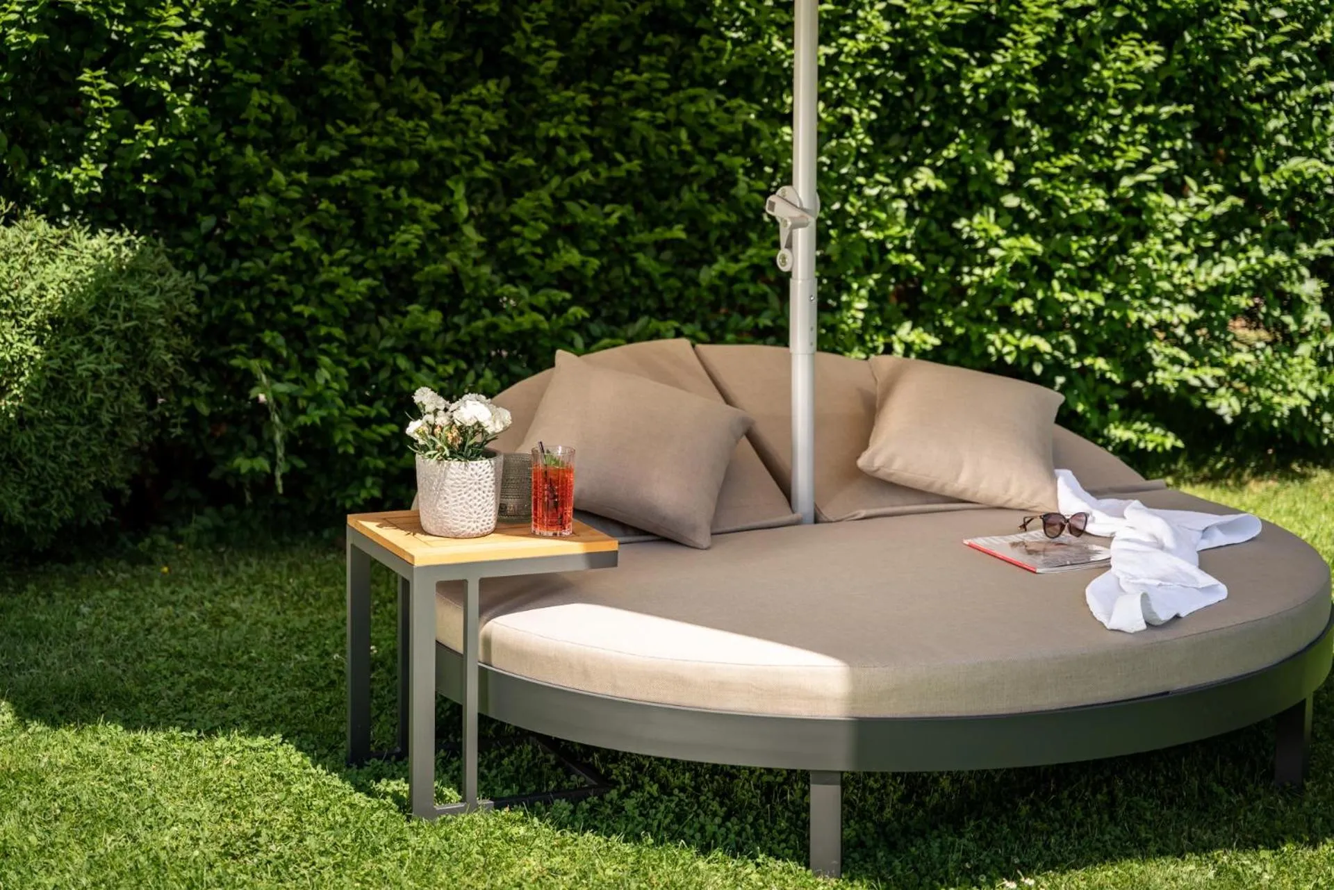 Garden in Sepp & Hannis Suiten im Dorf