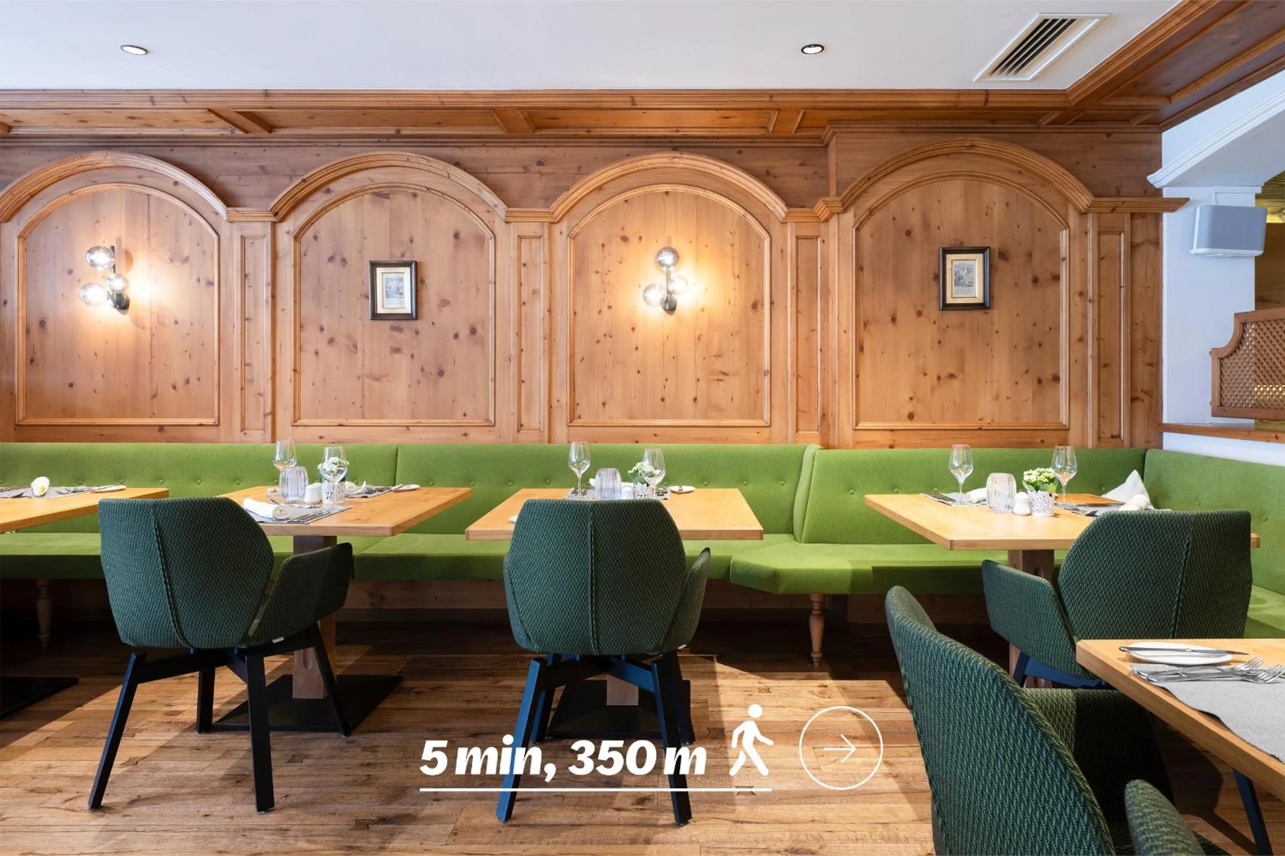 Restaurant/places to eat in Sepp & Hannis Suiten im Dorf