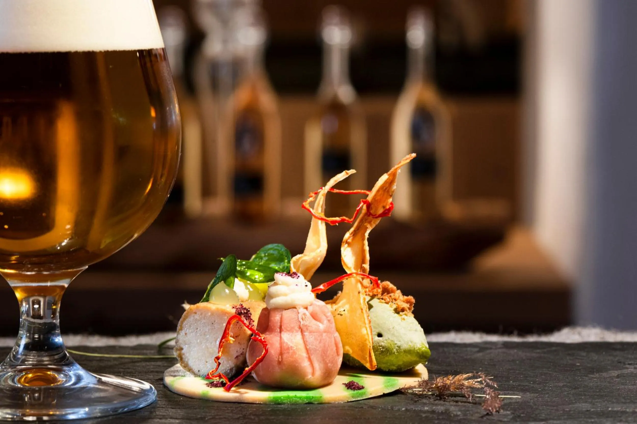 Dinner in Sepp & Hannis Suiten im Dorf