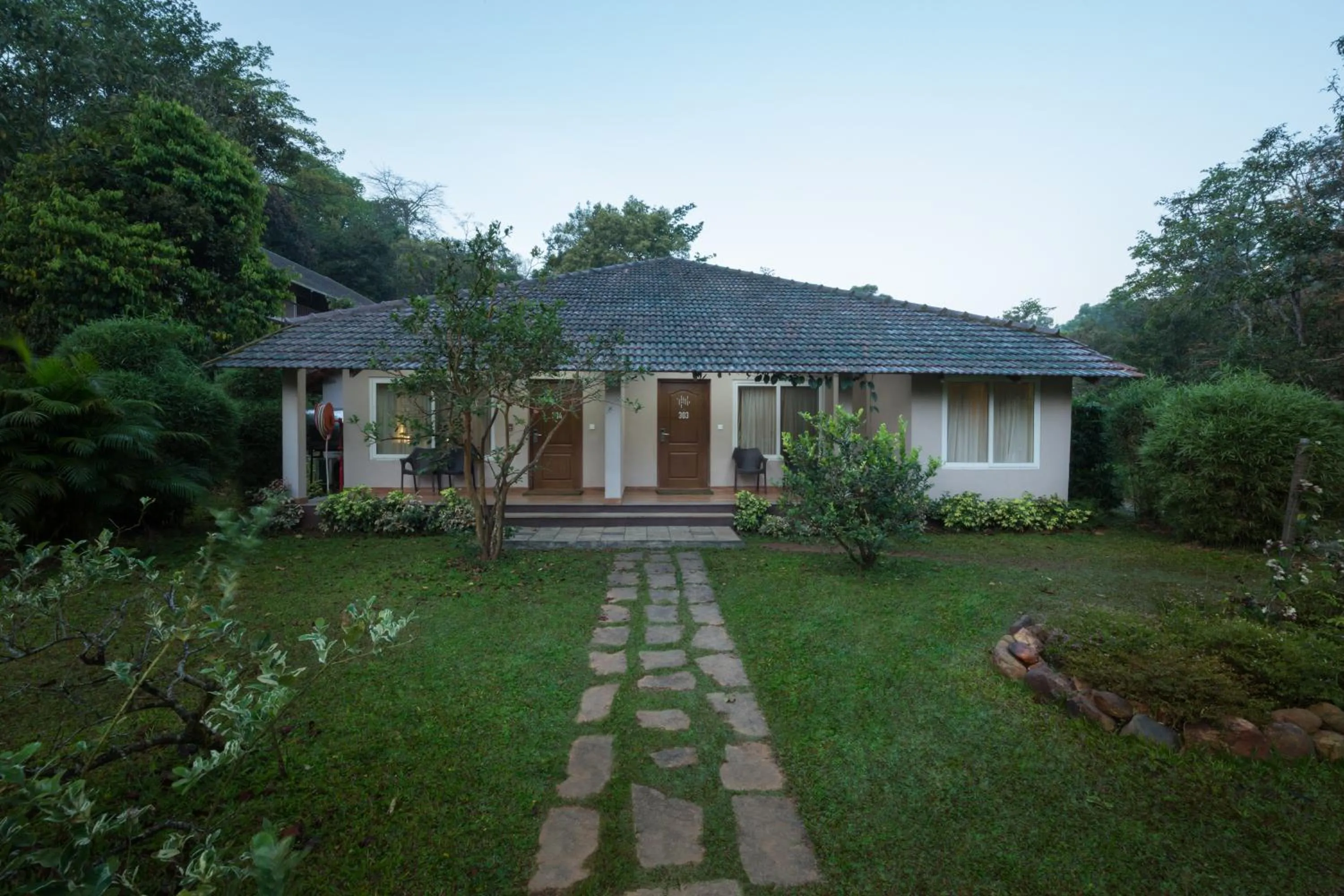 Natural landscape in Abad Brookside Wayanad