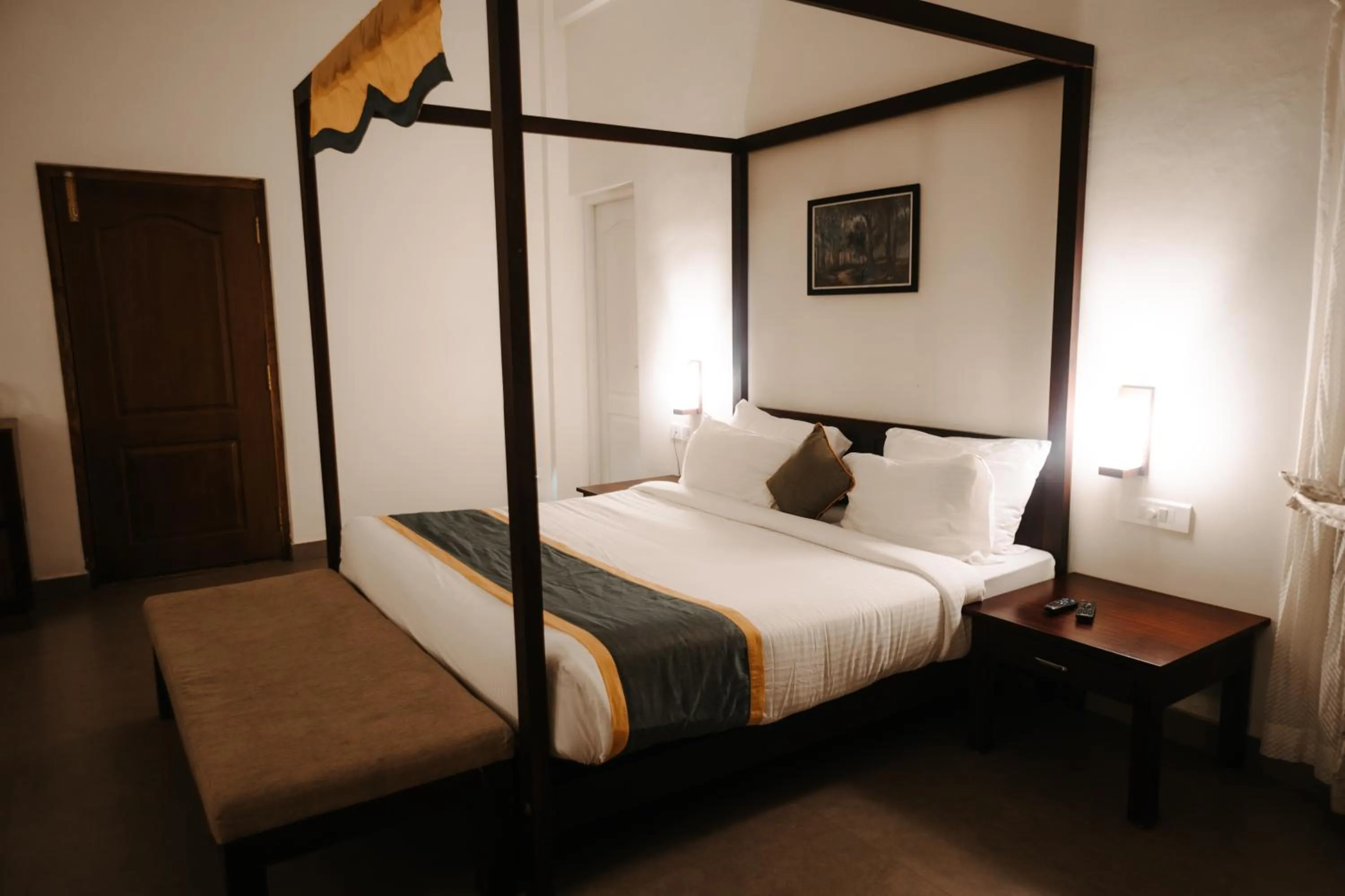 Bedroom, Bed in Abad Brookside Wayanad