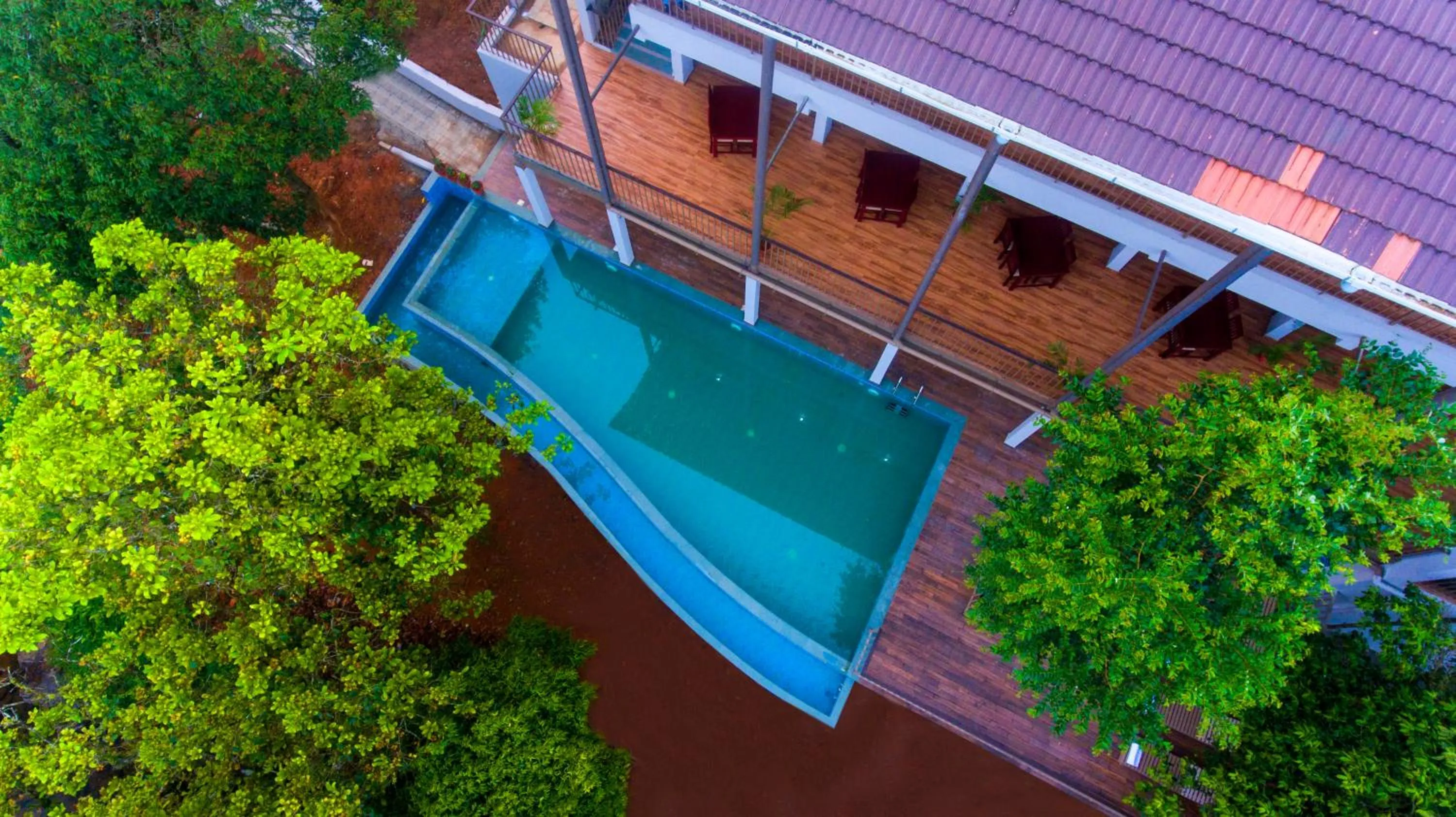Swimming pool in Abad Brookside Wayanad