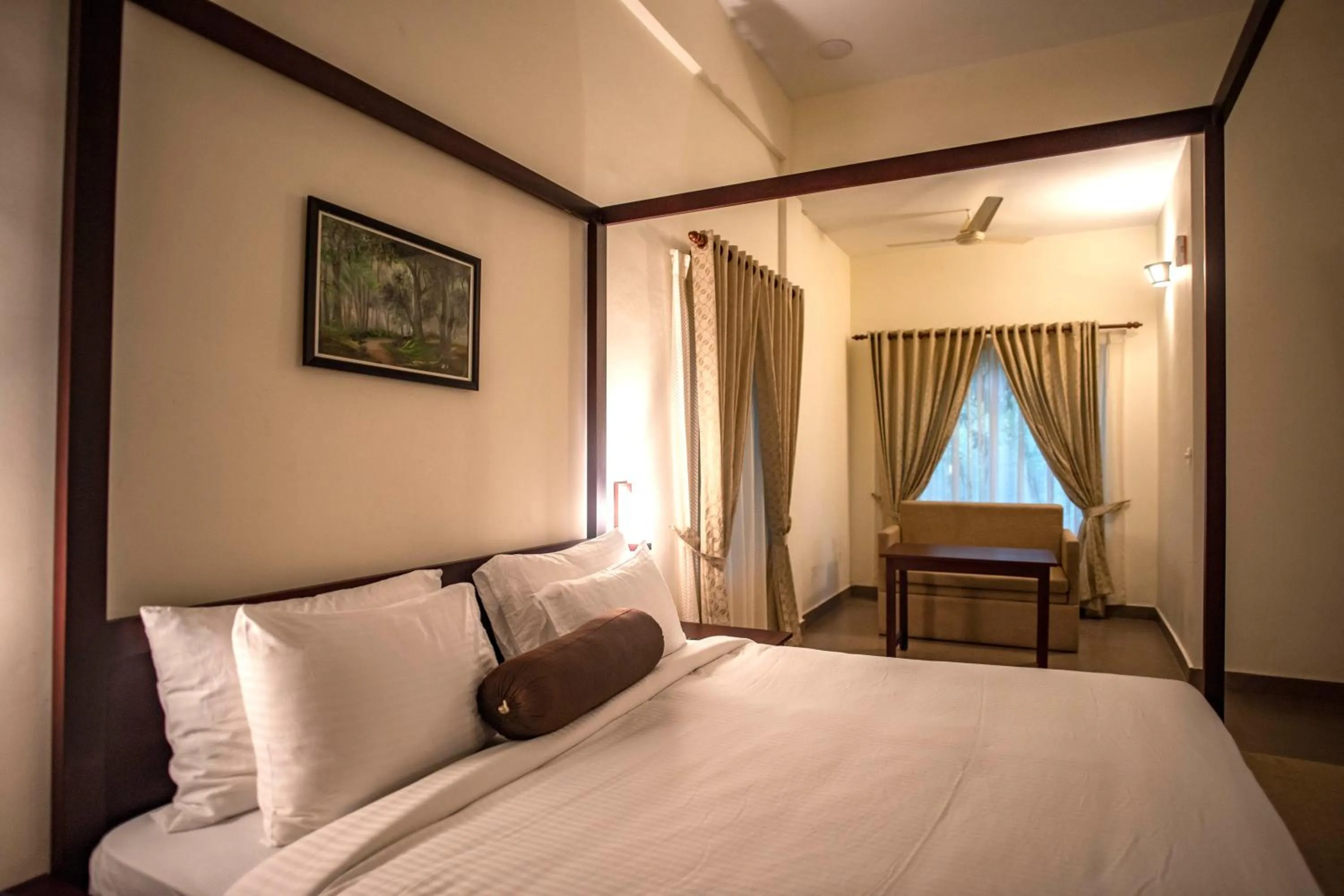 Living room, Bed in Abad Brookside Wayanad