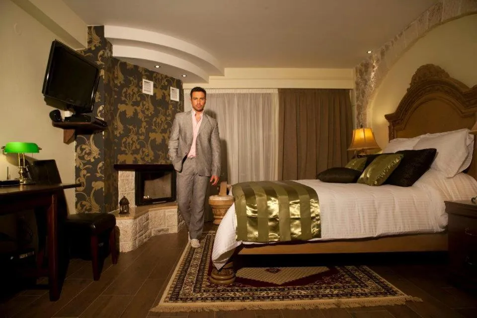 Bedroom, Bed in Archontopetra Boutique Hotel