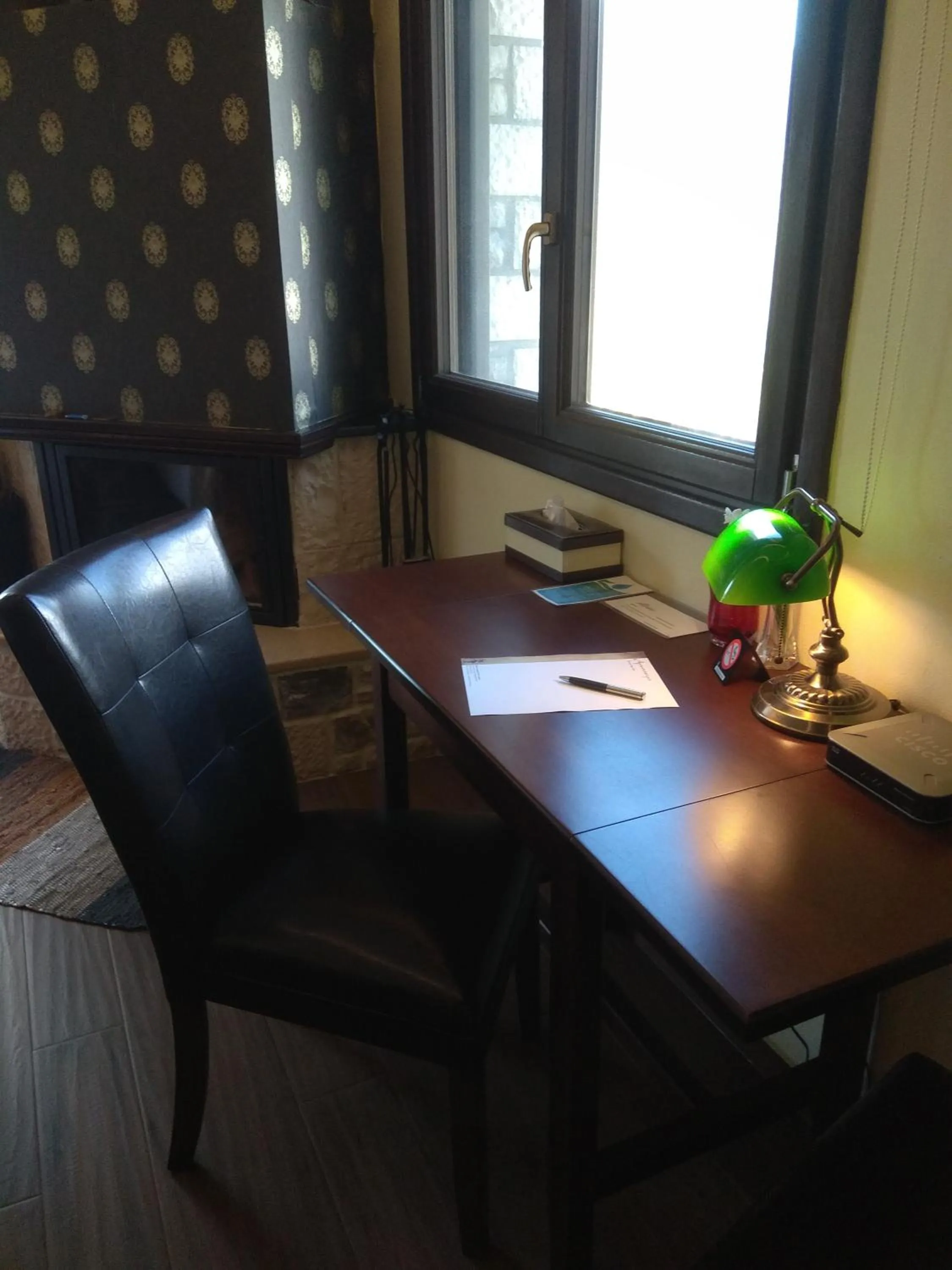 Decorative detail in Archontopetra Boutique Hotel