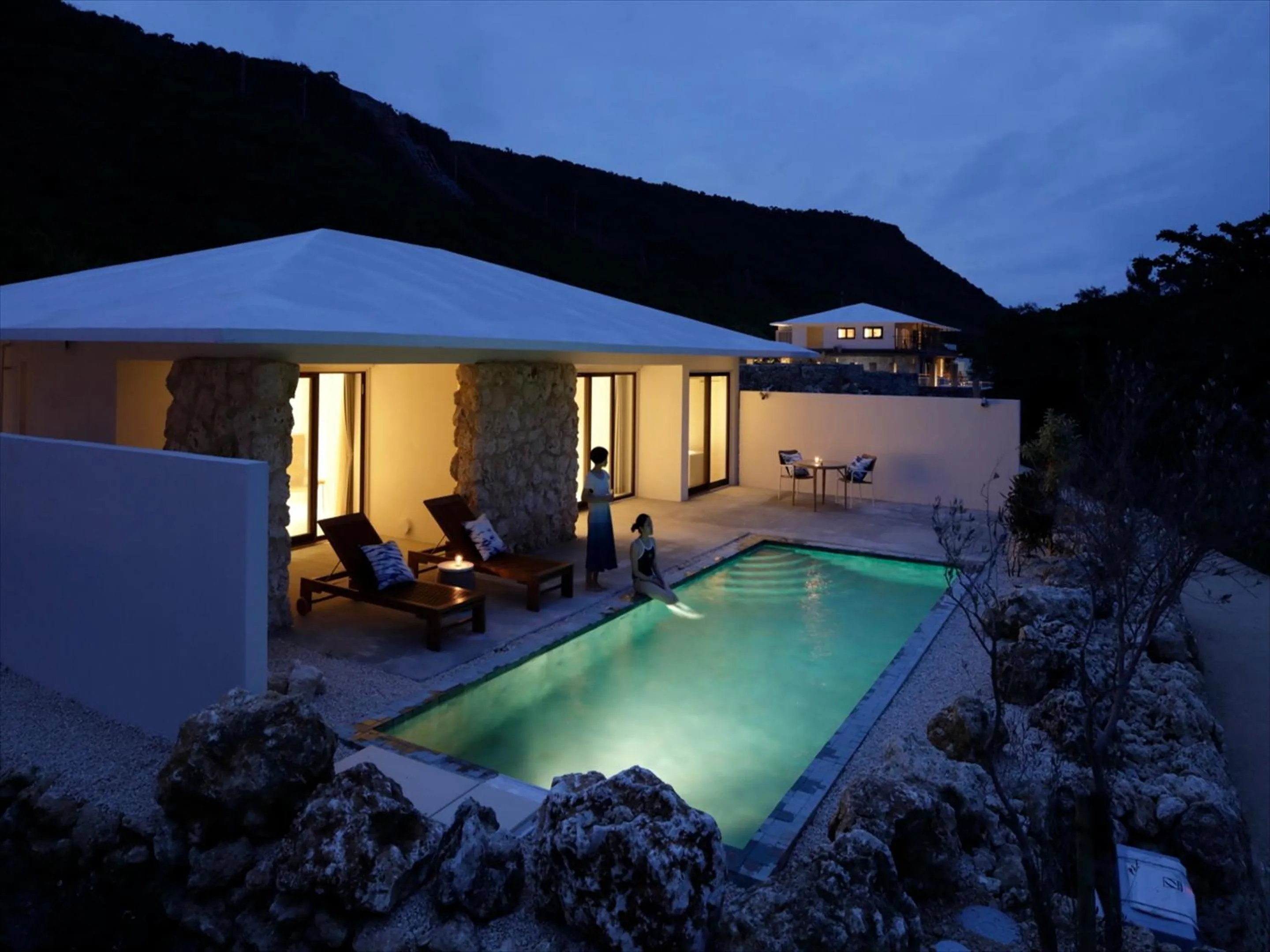 Pool view in The Rescape