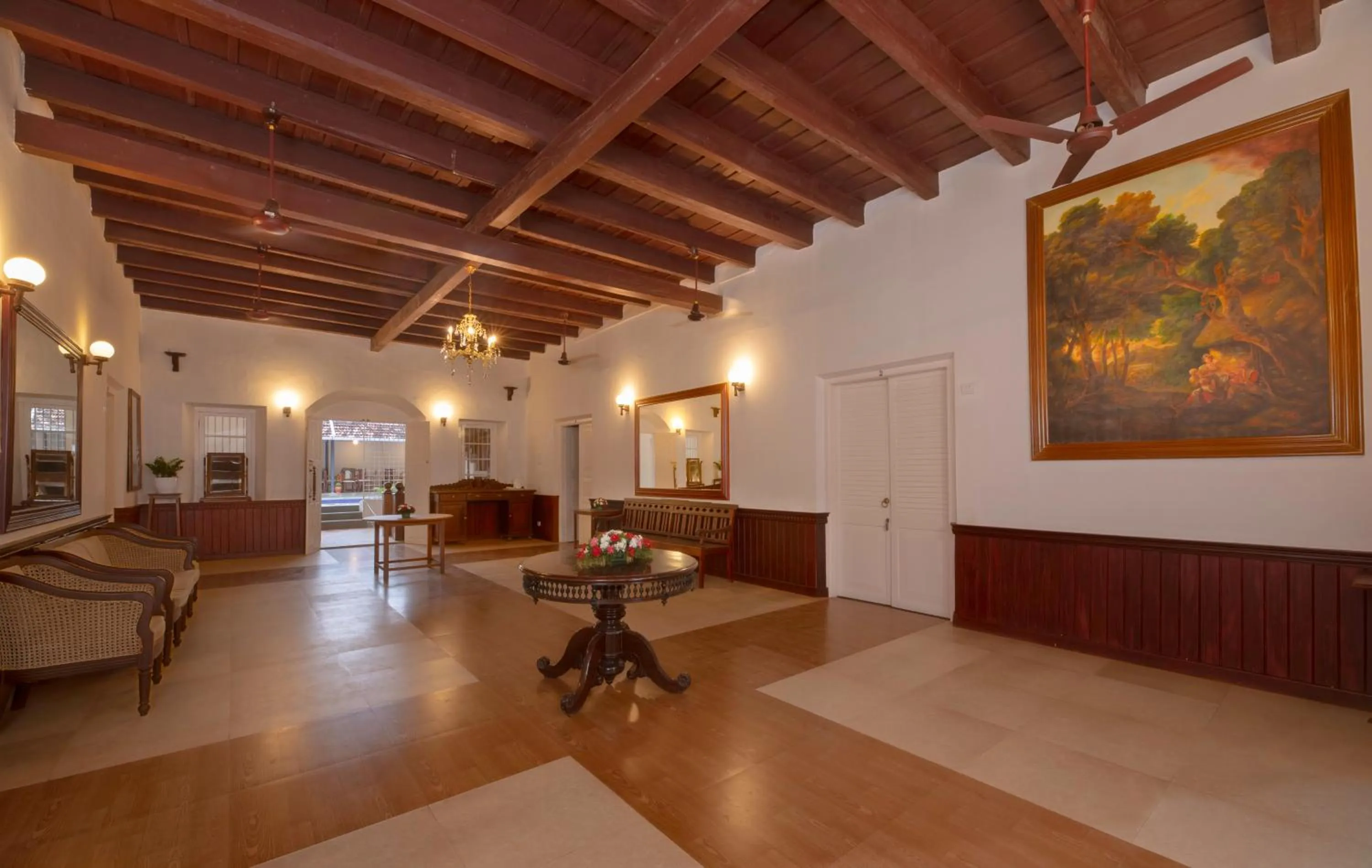 Seating area in Dutch Bungalow
