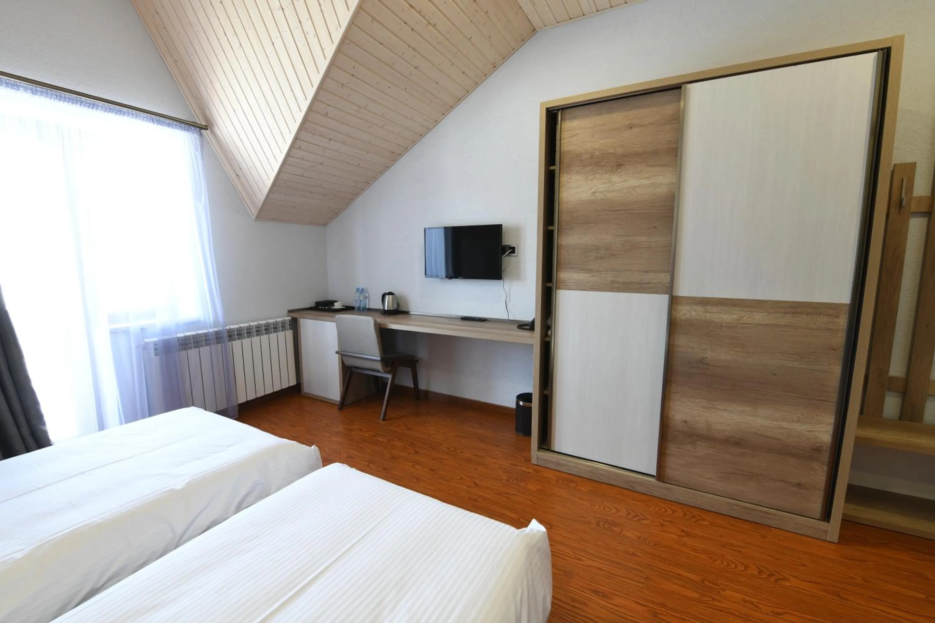 Bed in Hotel Ereto