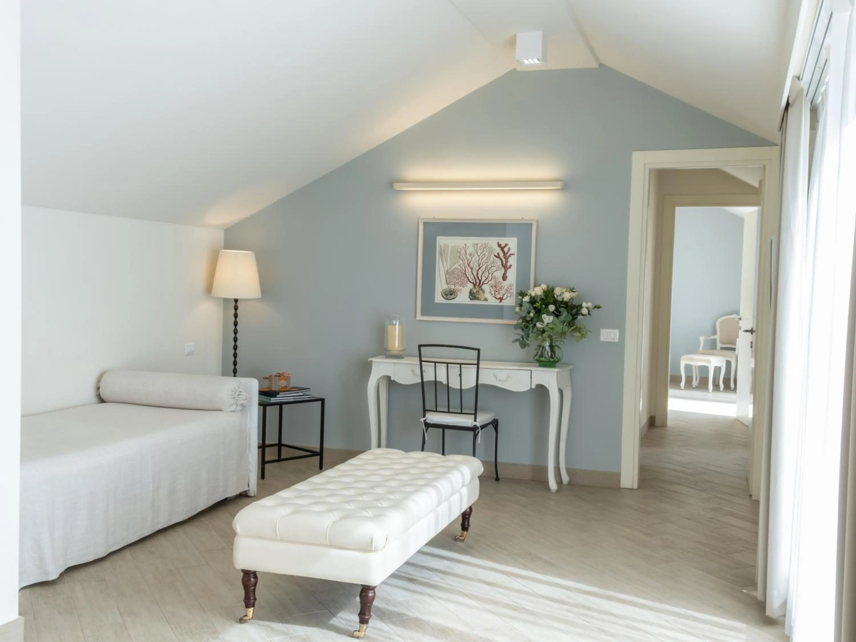 Bed in Hotel San Pietro Palace