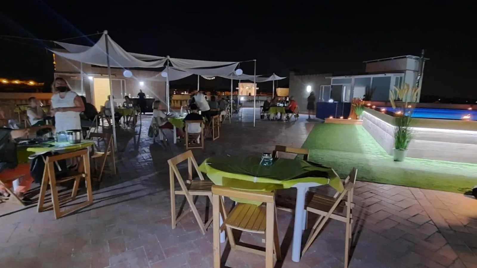 Patio in Hotel Fonda Neus