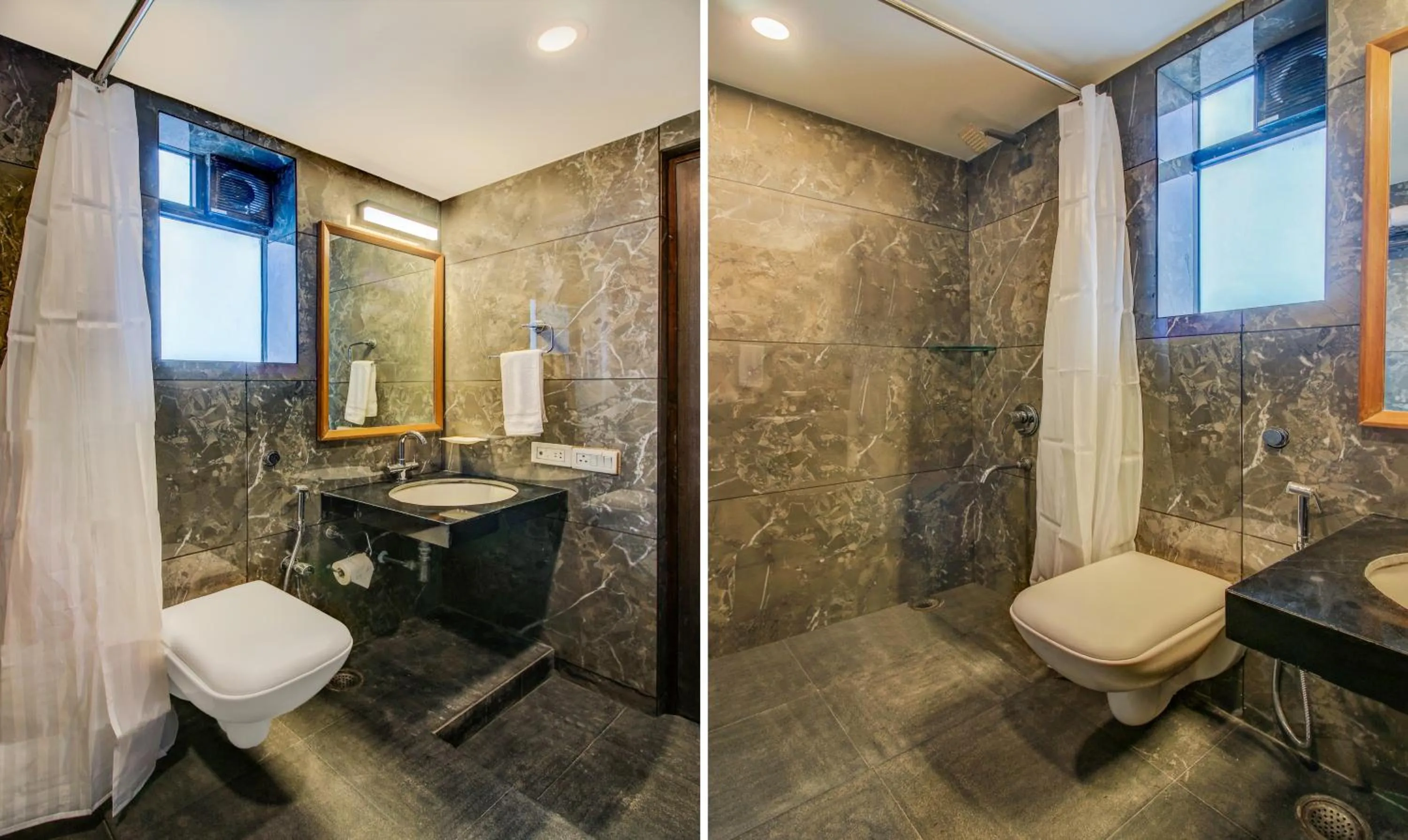 Shower in The Legend Hotel- Santacruz Near Mumbai International Airport