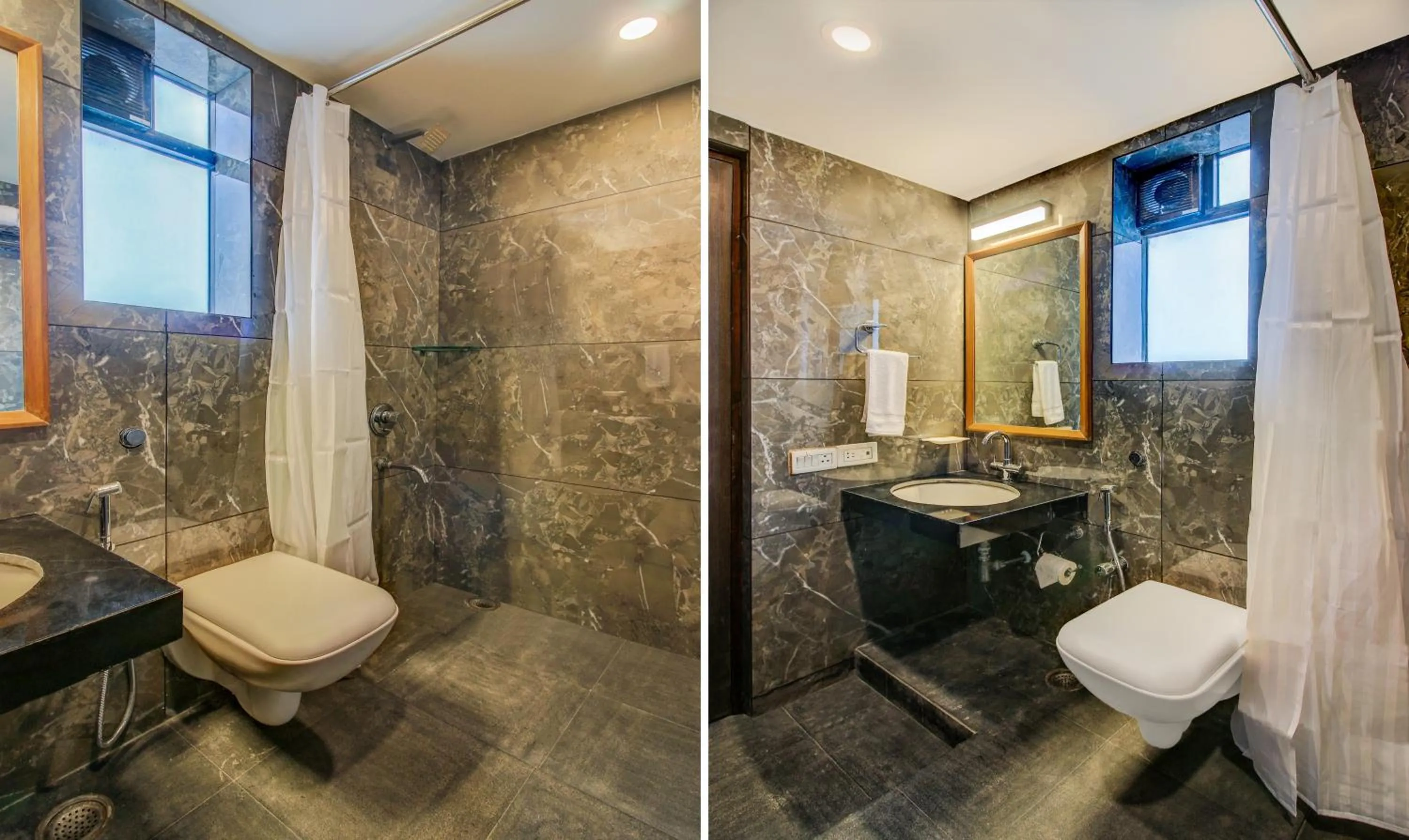 Shower in The Legend Hotel- Santacruz Near Mumbai International Airport