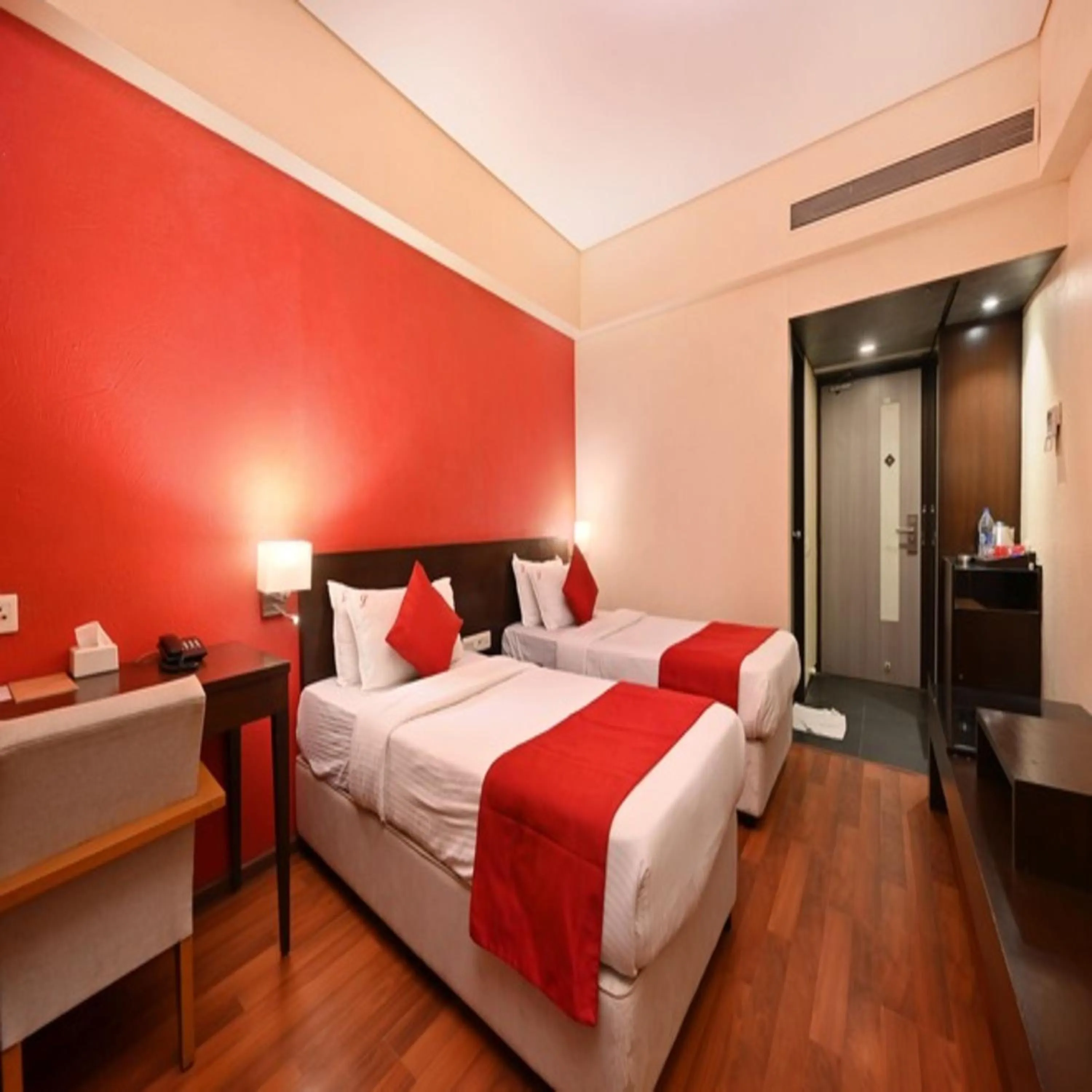Bed in The Legend Hotel- Santacruz Near Mumbai International Airport