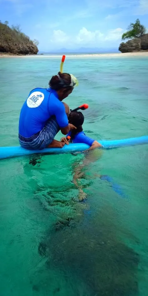 Snorkeling in Ekas Surf Resort & Surf Camp