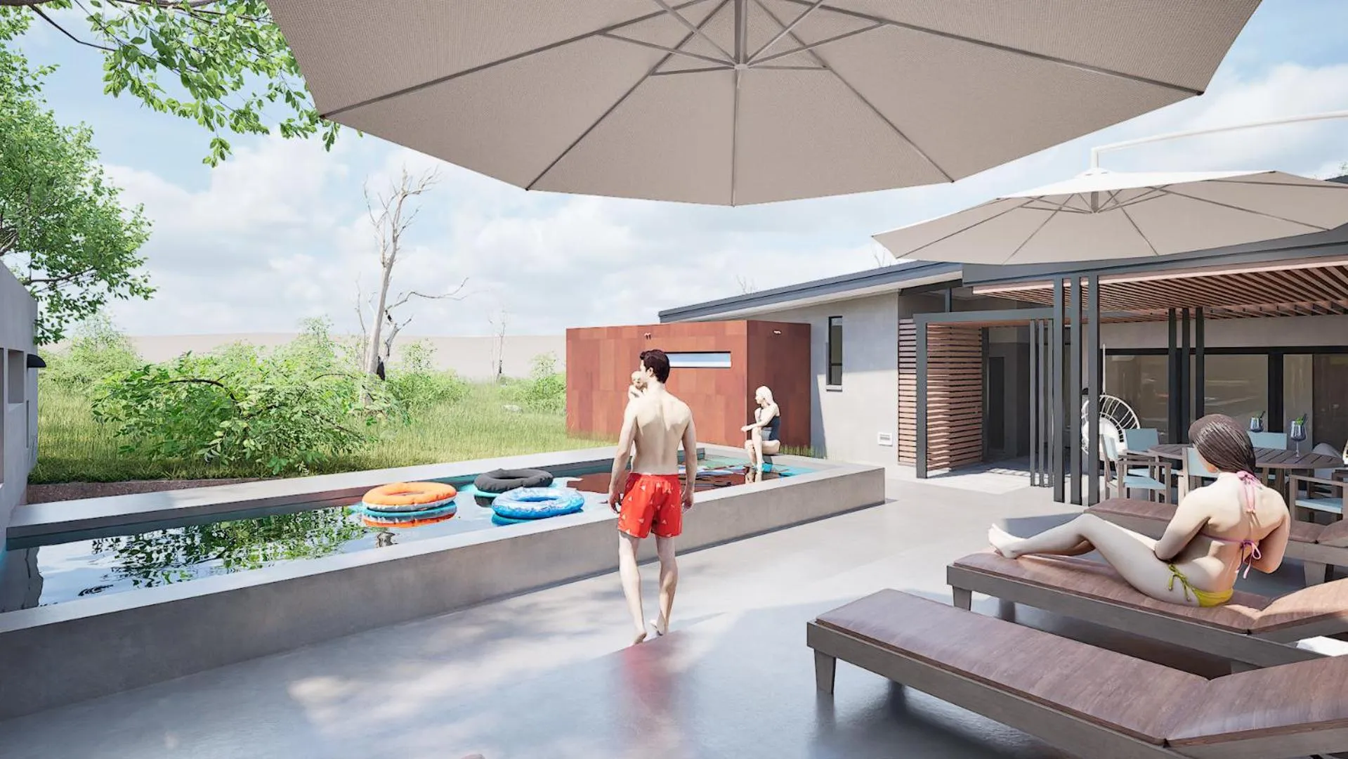 Swimming pool in Hasekamp Hospitality