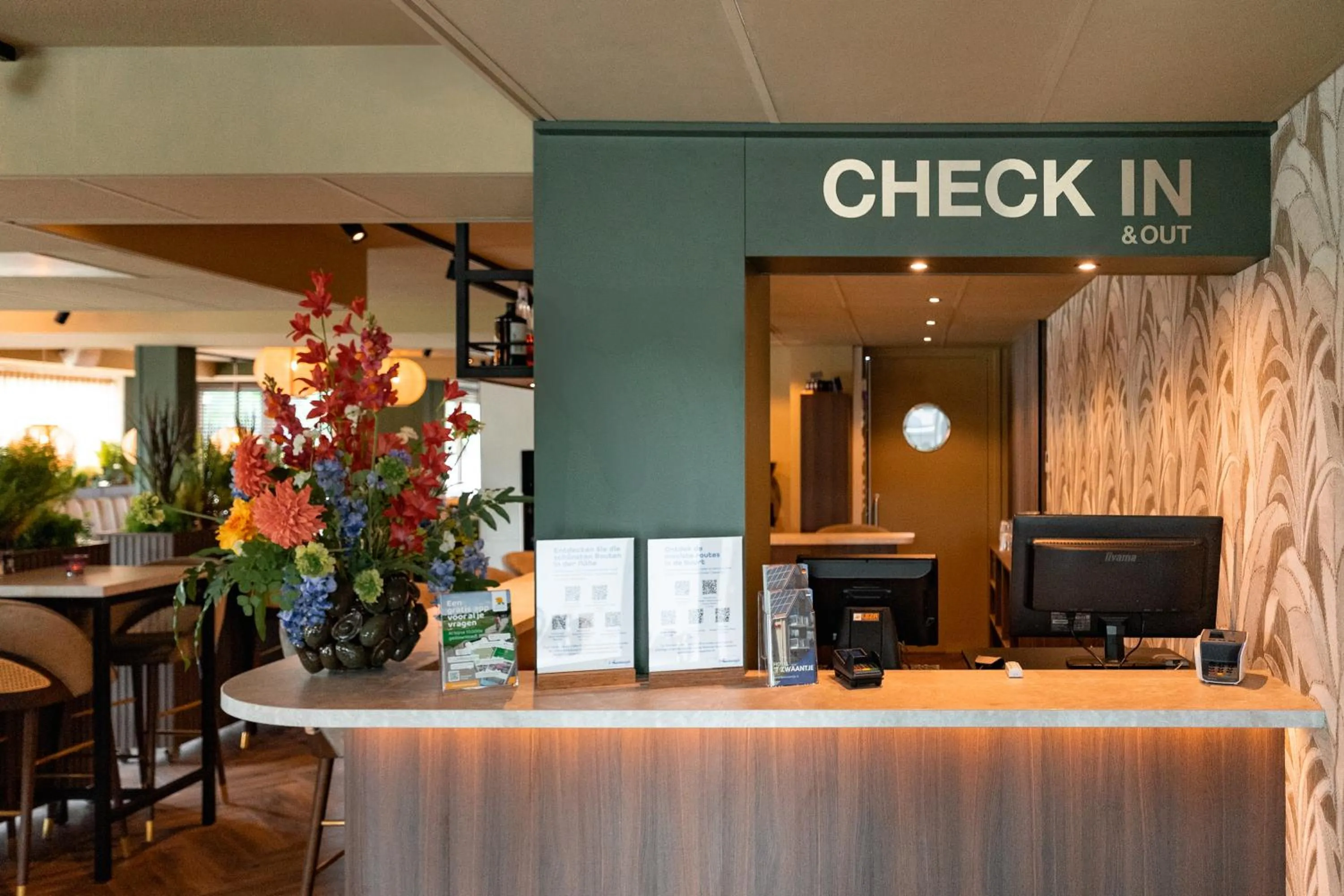 Lobby or reception in Hotel het Zwaantje