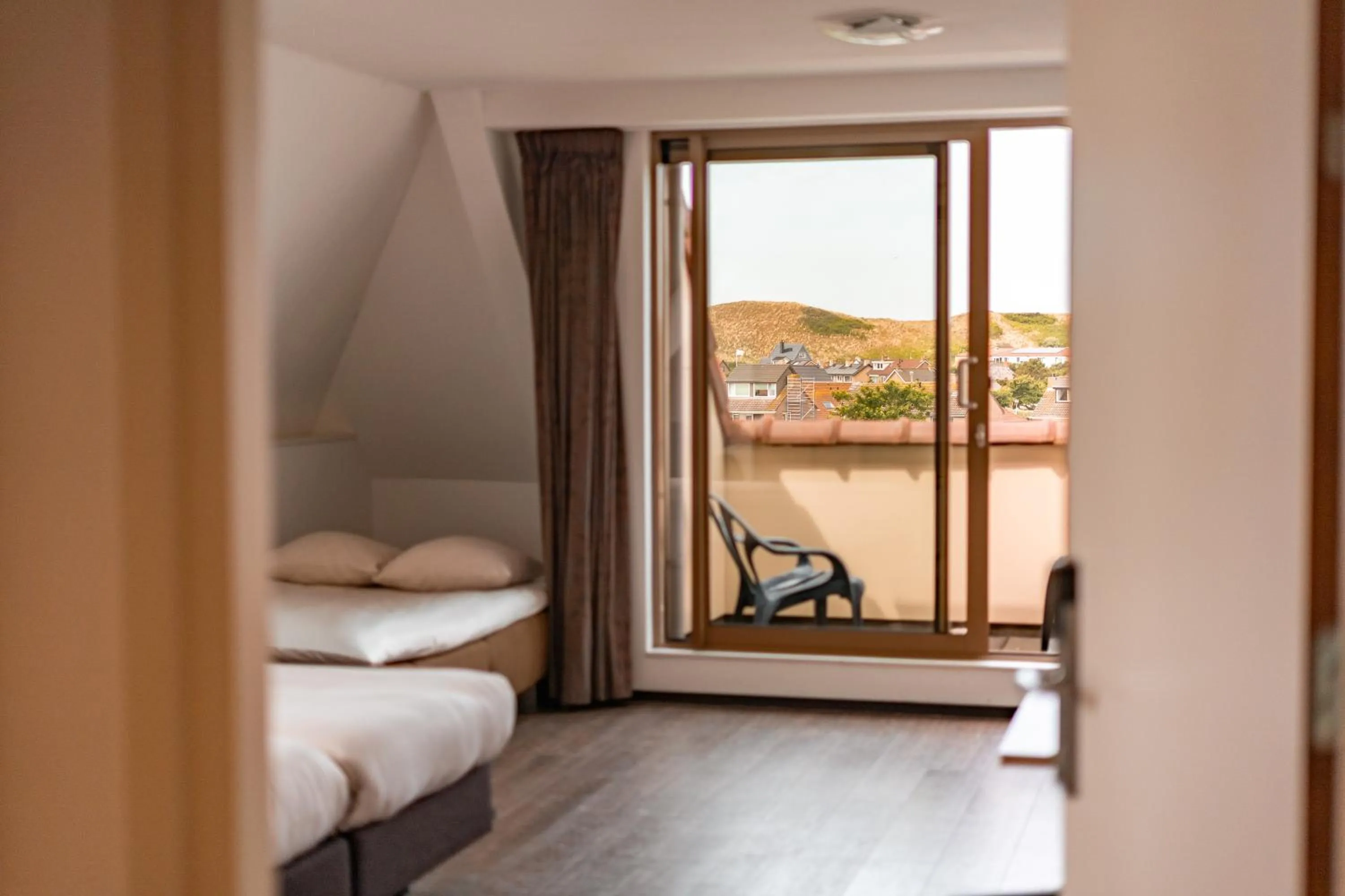 Bedroom, Bed in Hotel het Zwaantje