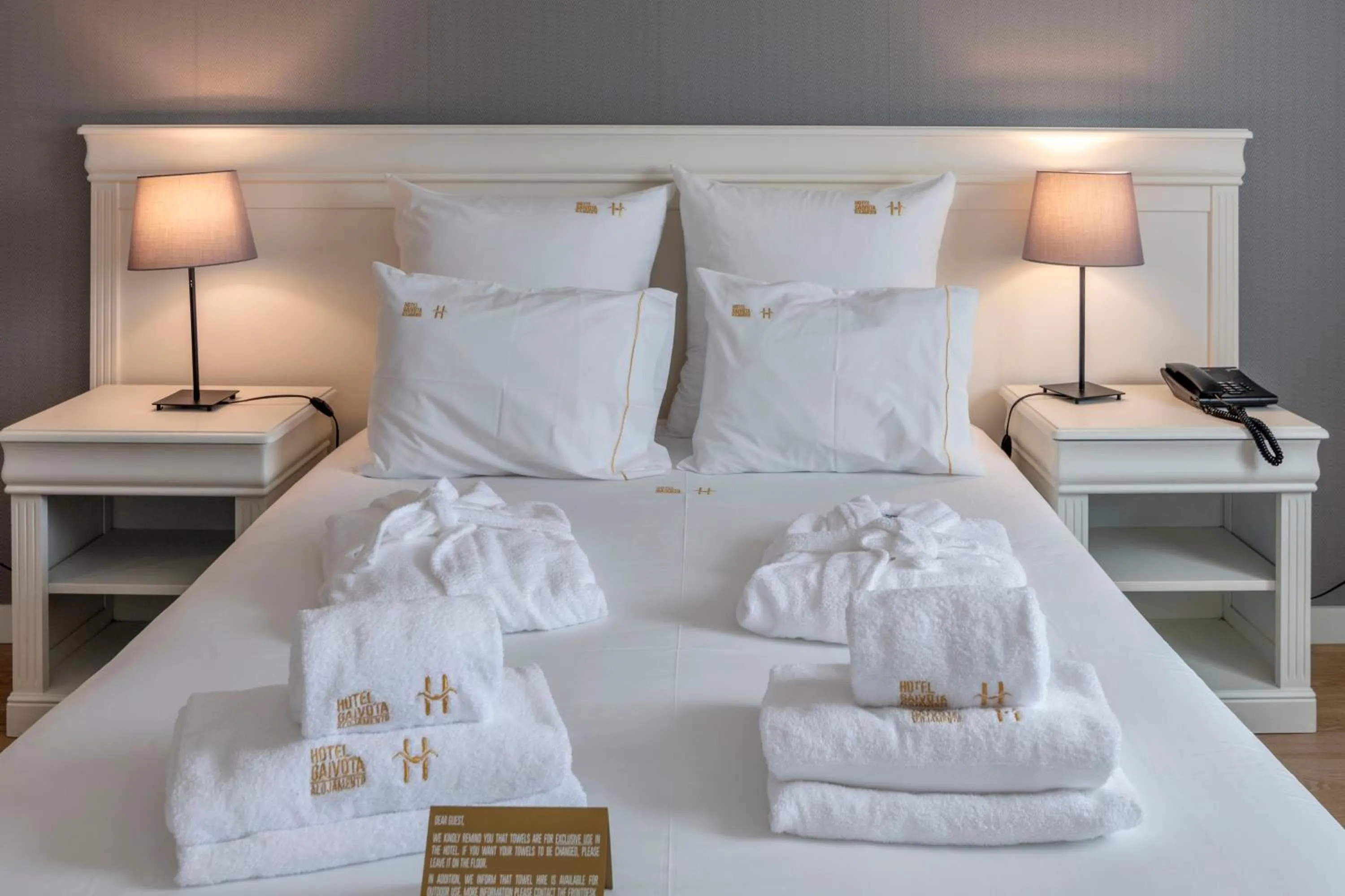 Bed in Hotel Gaivota Azores