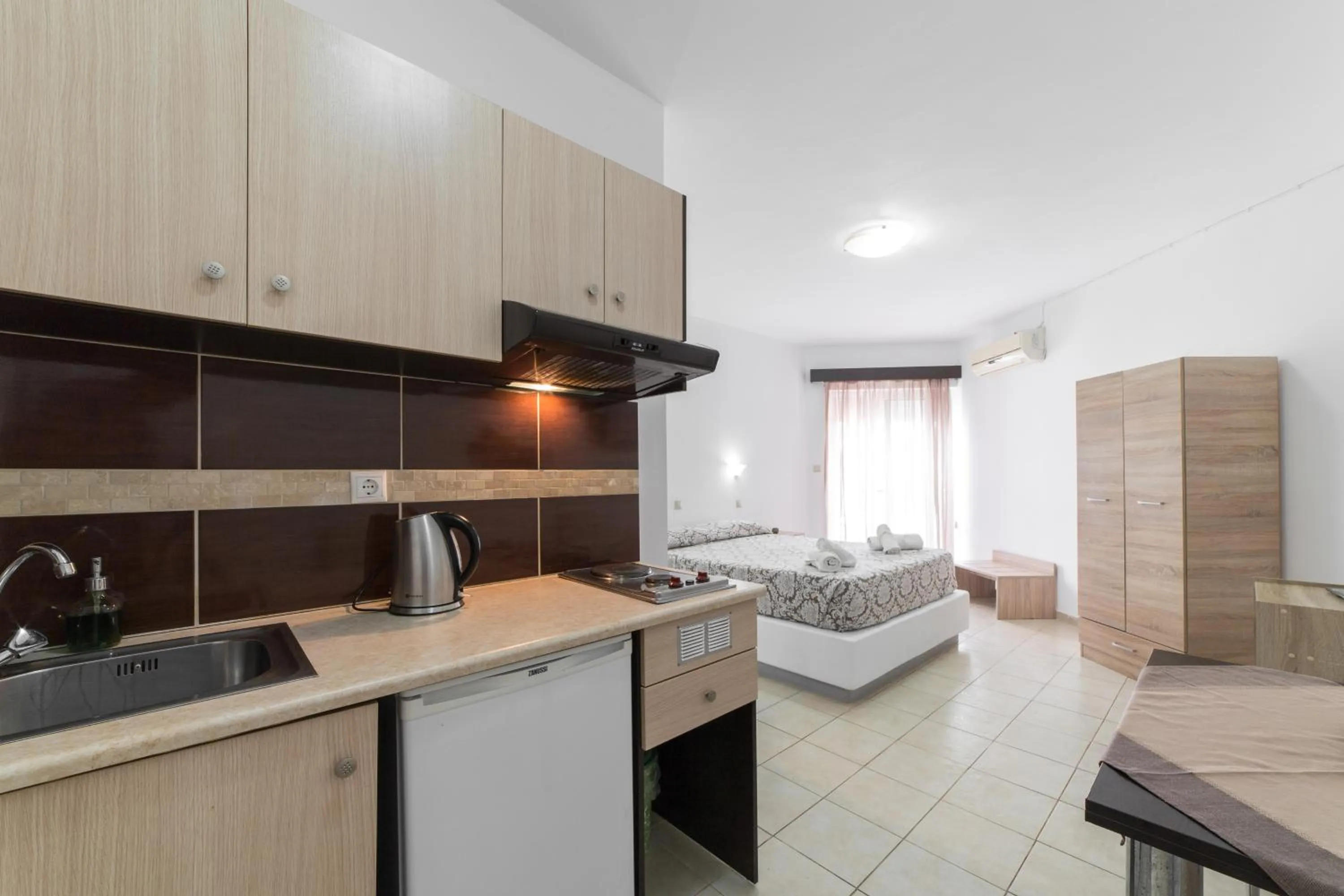 Kitchen or kitchenette in Anelia Boutique Studios & Apartments