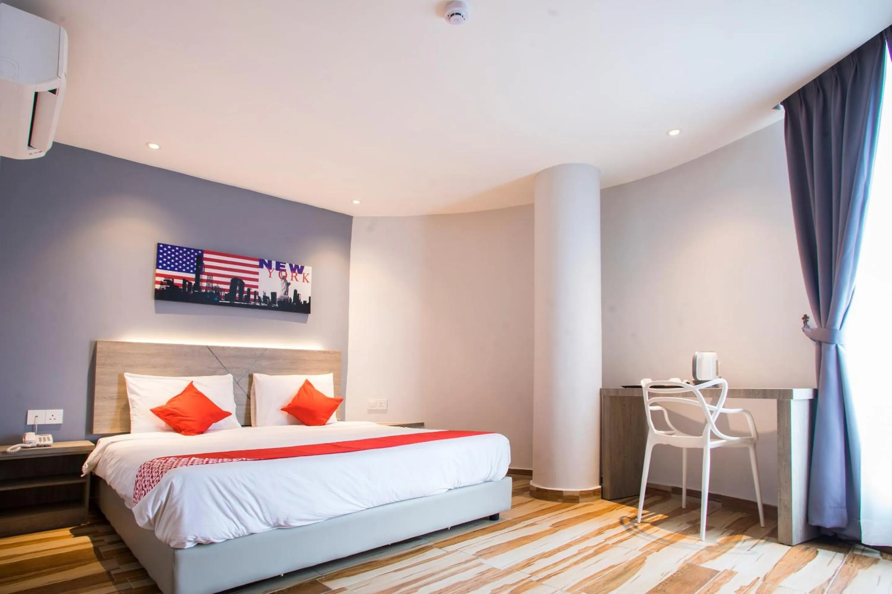 Bedroom, Bed in Hotel O Gs Hotels Near Strand Mall