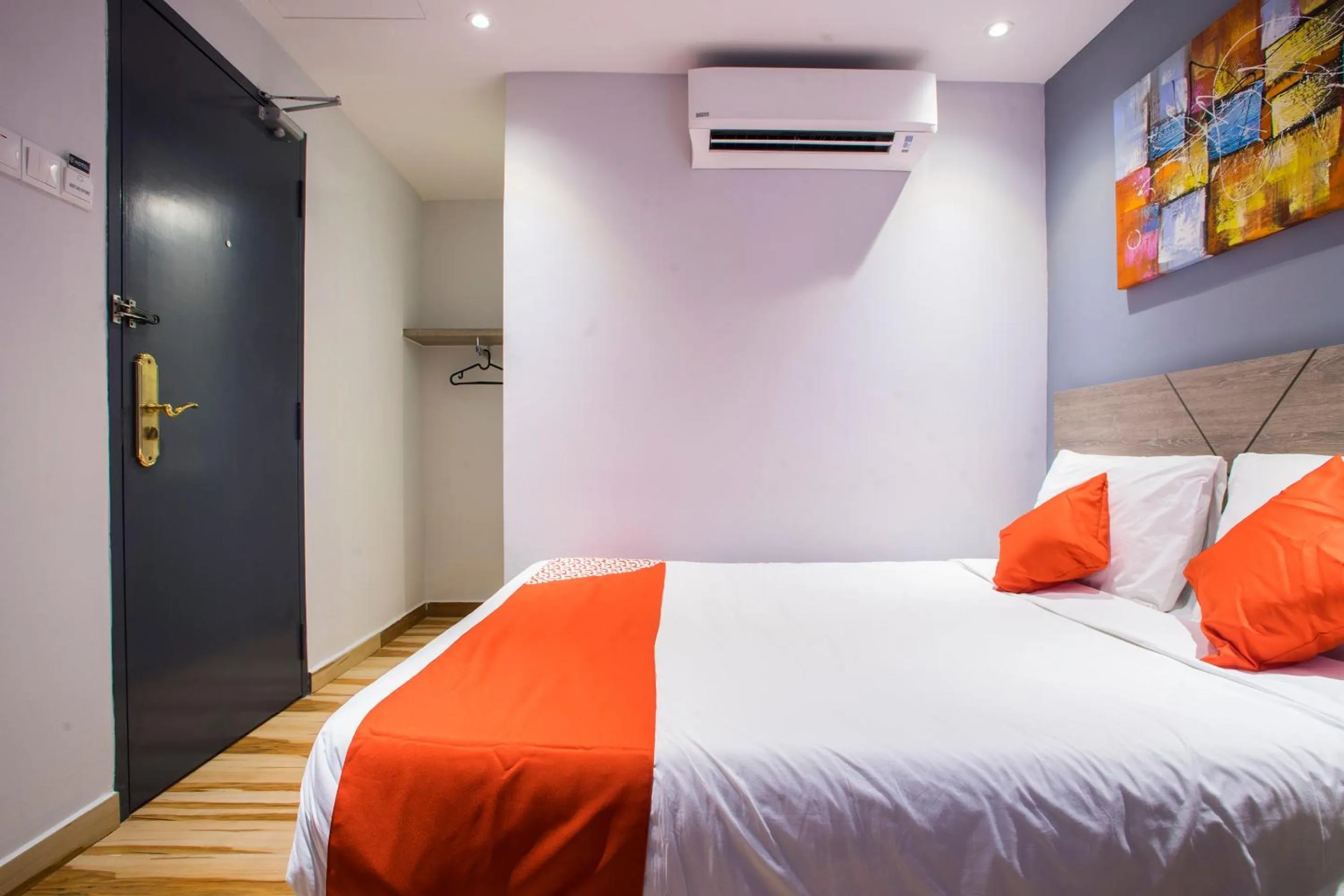 Bedroom, Bed in Hotel O Gs Hotels Near Strand Mall