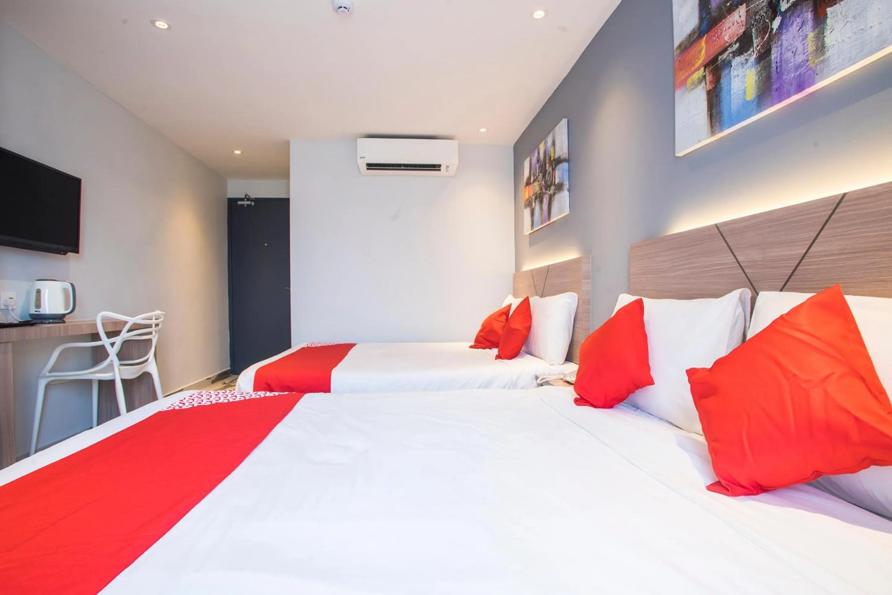 Bedroom, Bed in Hotel O Gs Hotels Near Strand Mall