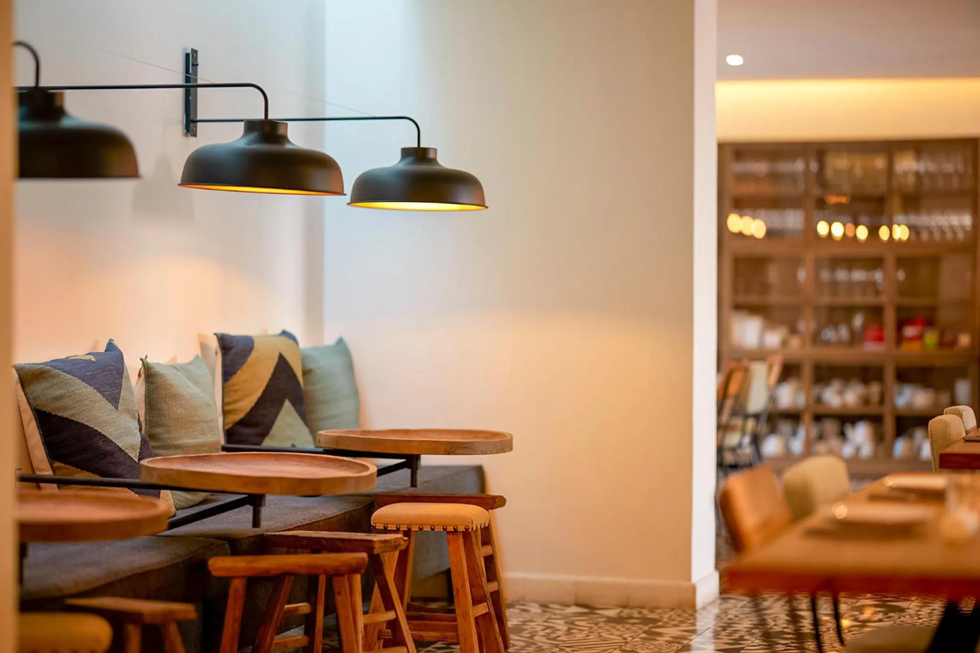 Lobby or reception in Santiago Hotel