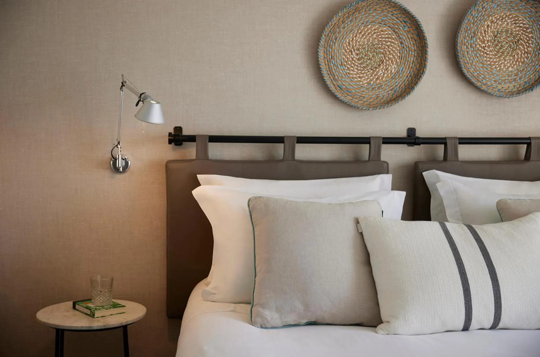 Decorative detail, Bed in Santiago Hotel