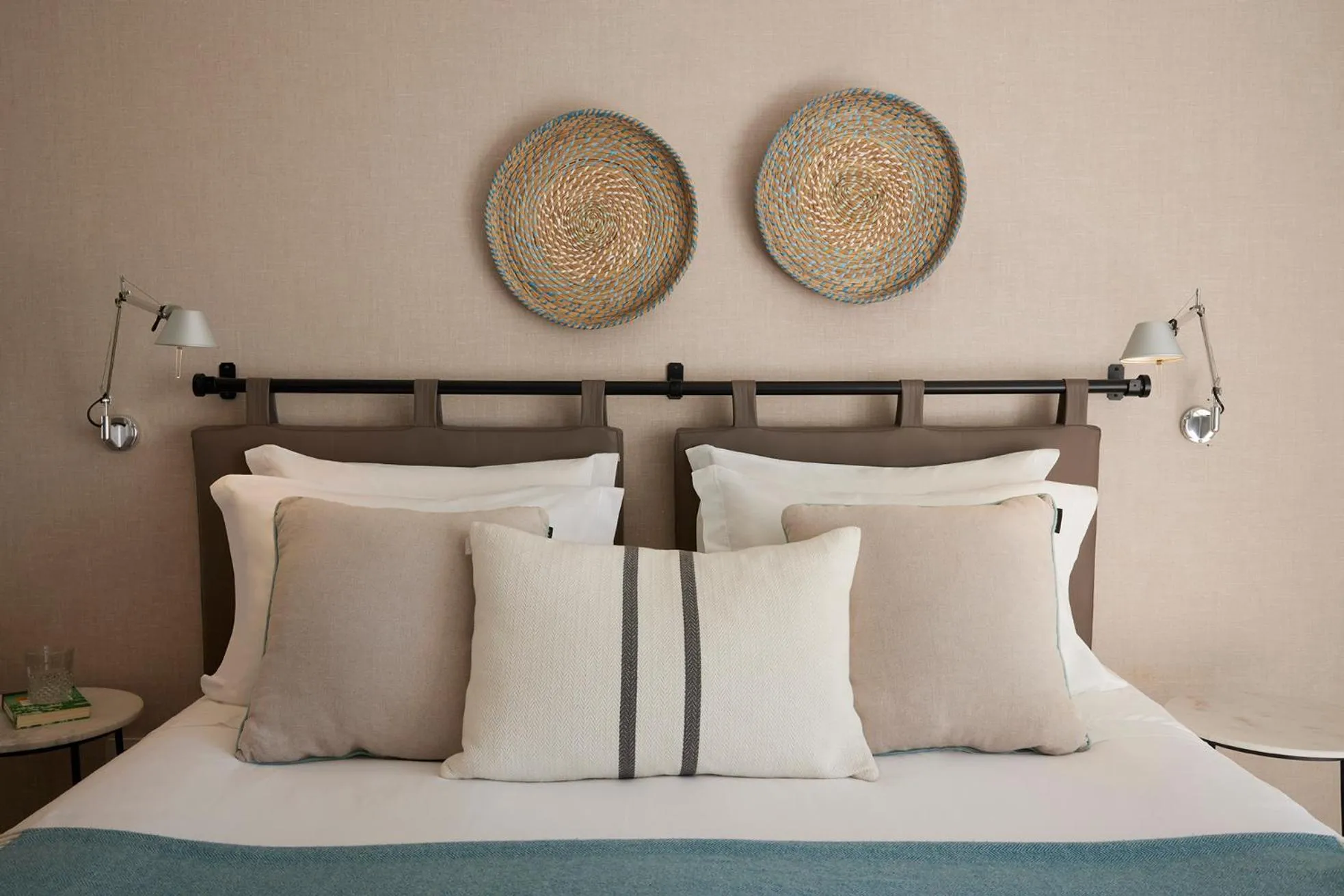 Decorative detail, Bed in Santiago Hotel