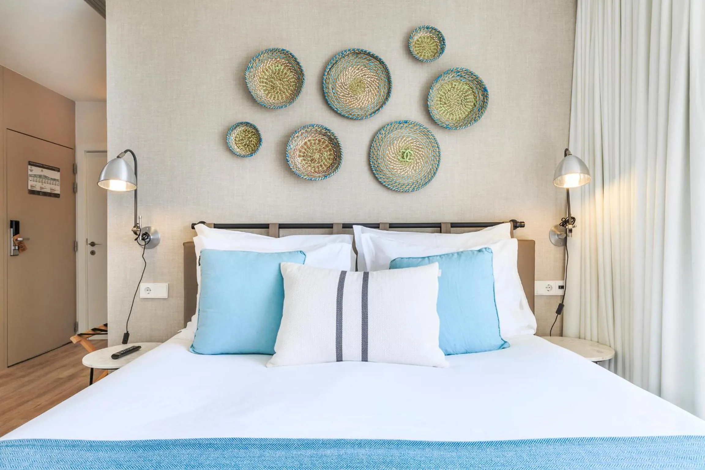 Decorative detail, Bed in Santiago Hotel