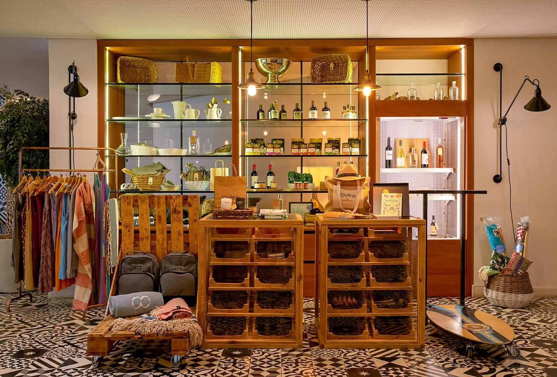 Lobby or reception in Santiago Hotel