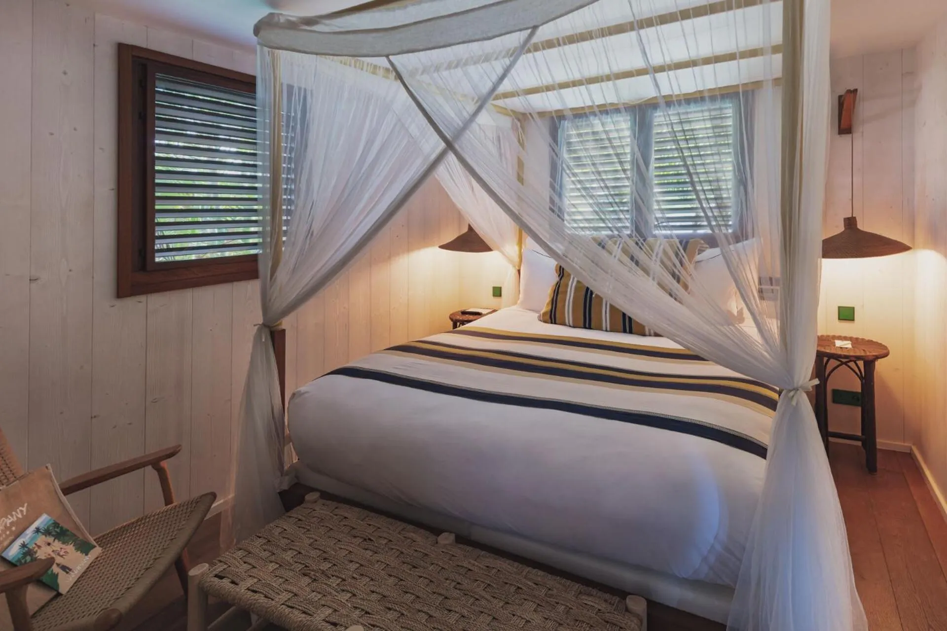 Bed in Hotel Manapany