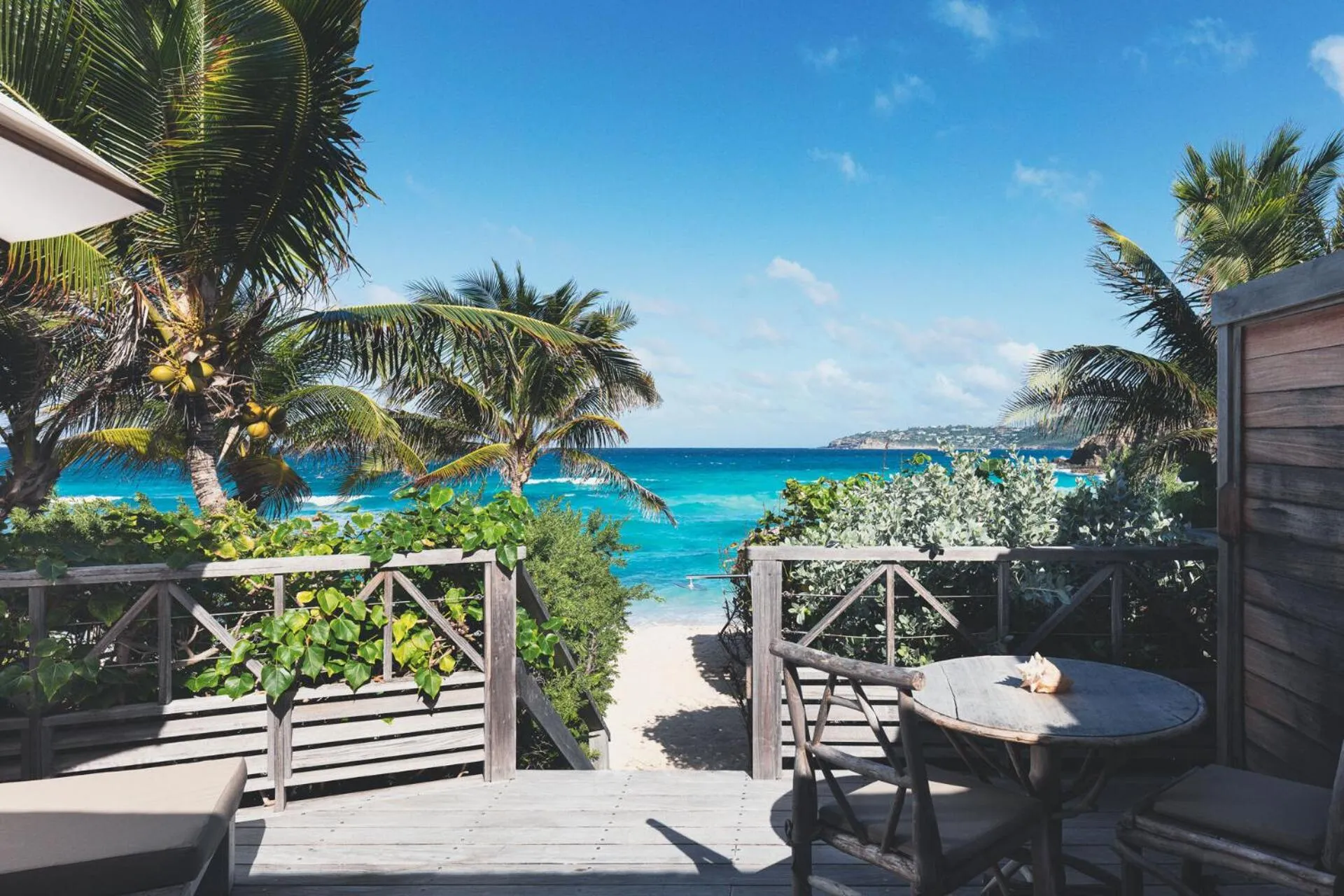 Balcony/Terrace in Hotel Manapany