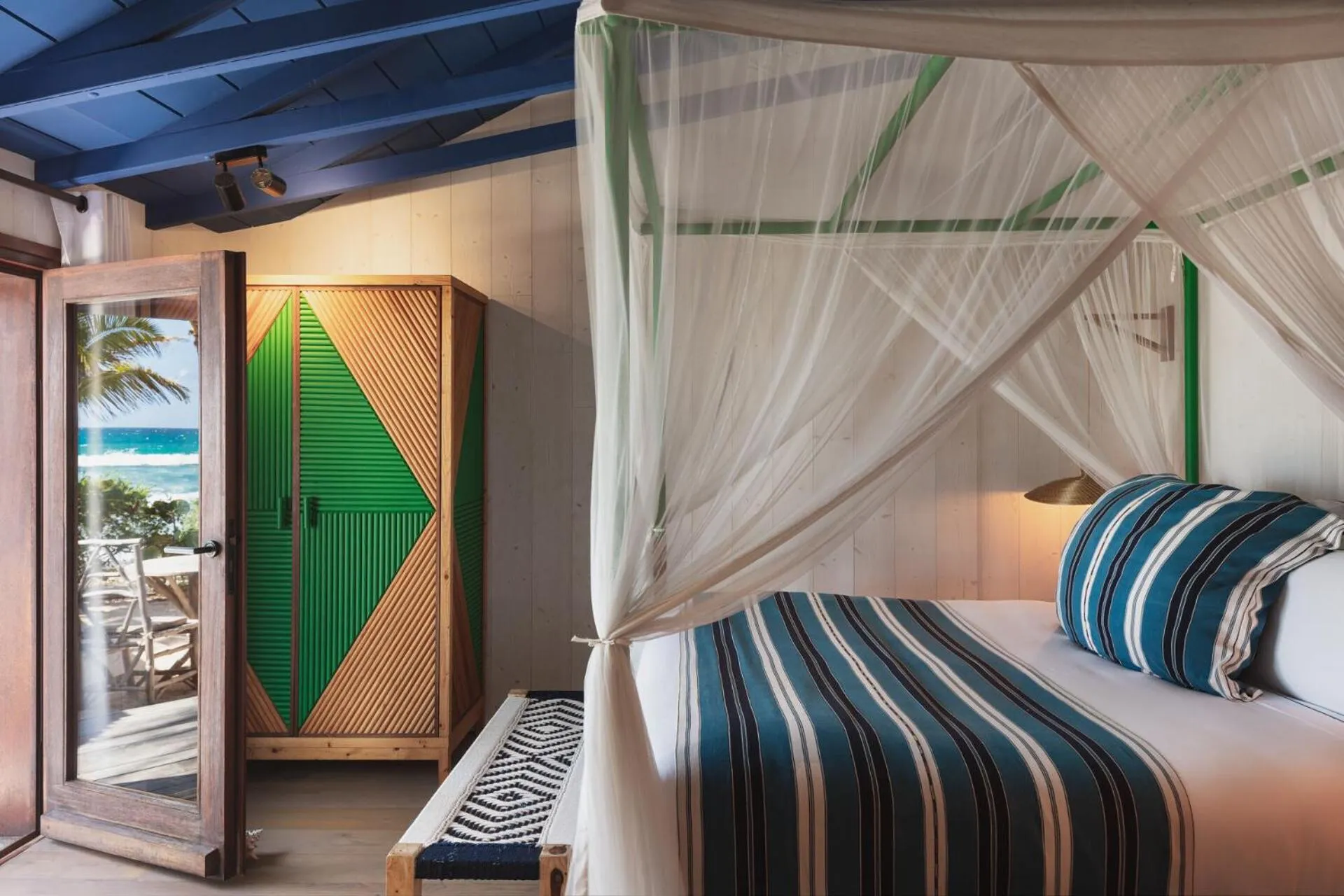 Bed in Hotel Manapany