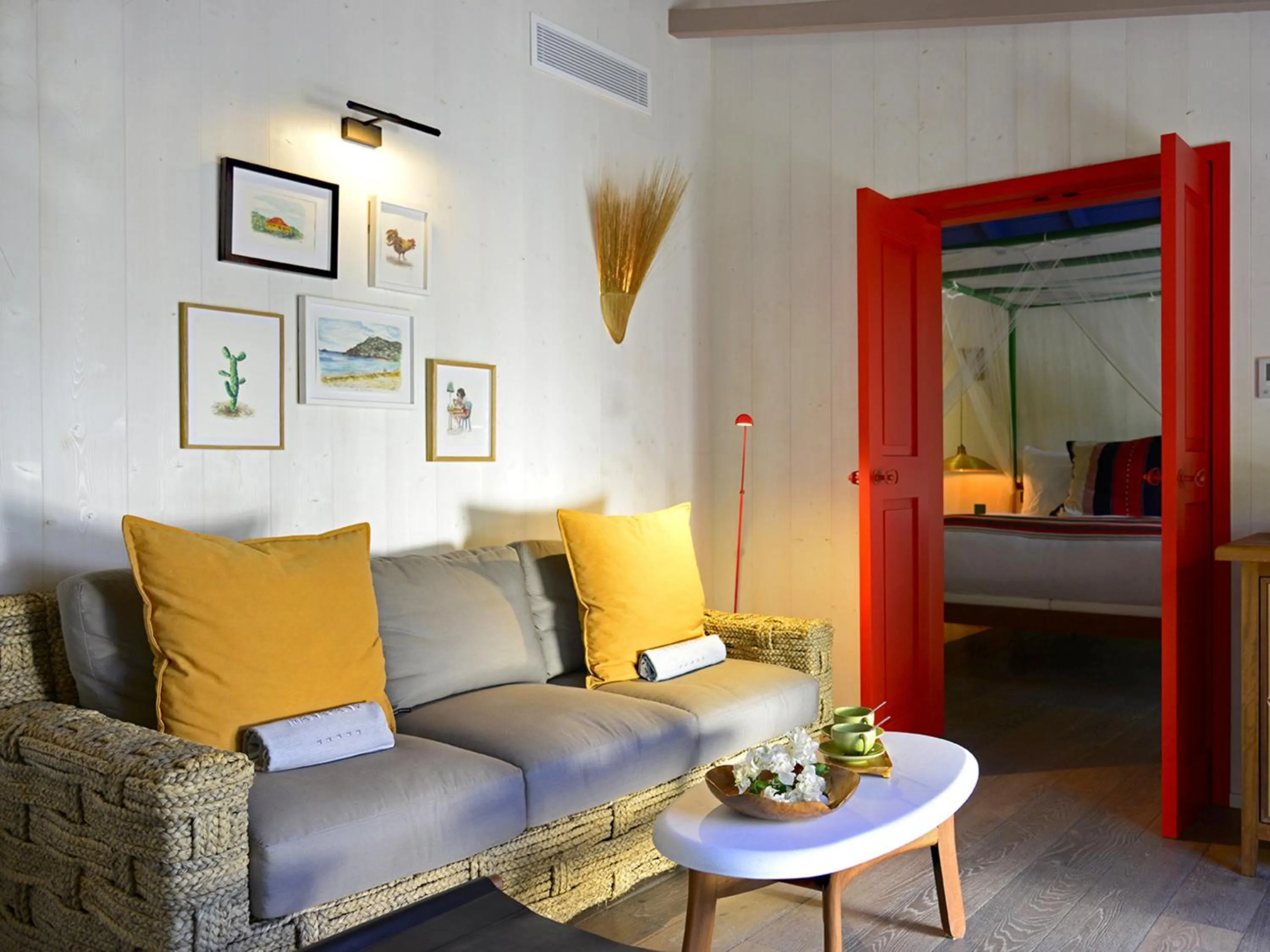 Living room in Hotel Manapany